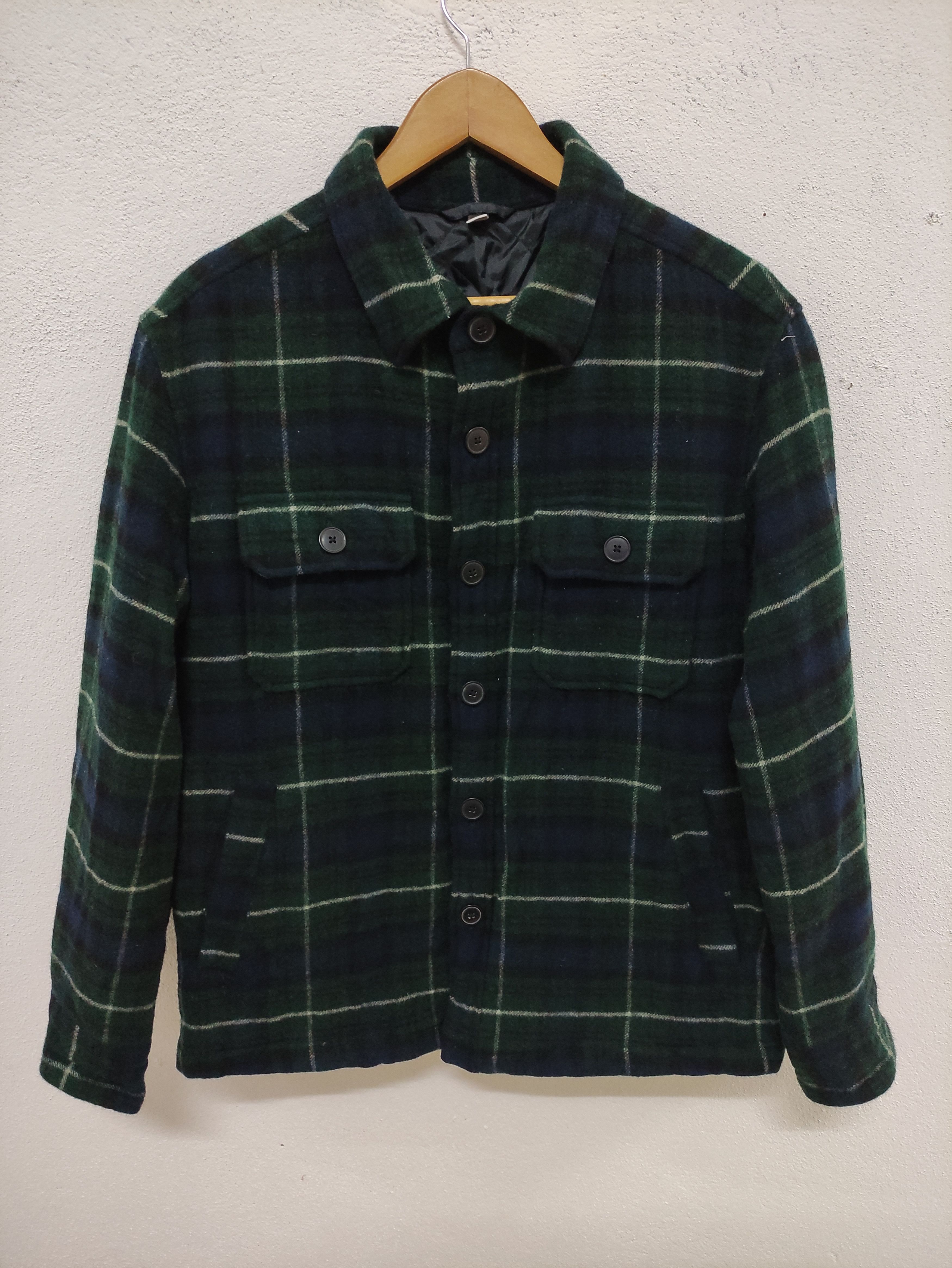 Flannel Uniqlo Checkered Wool Flannel Size US M / EU 48-50 / 2 - 1 Thumbnail