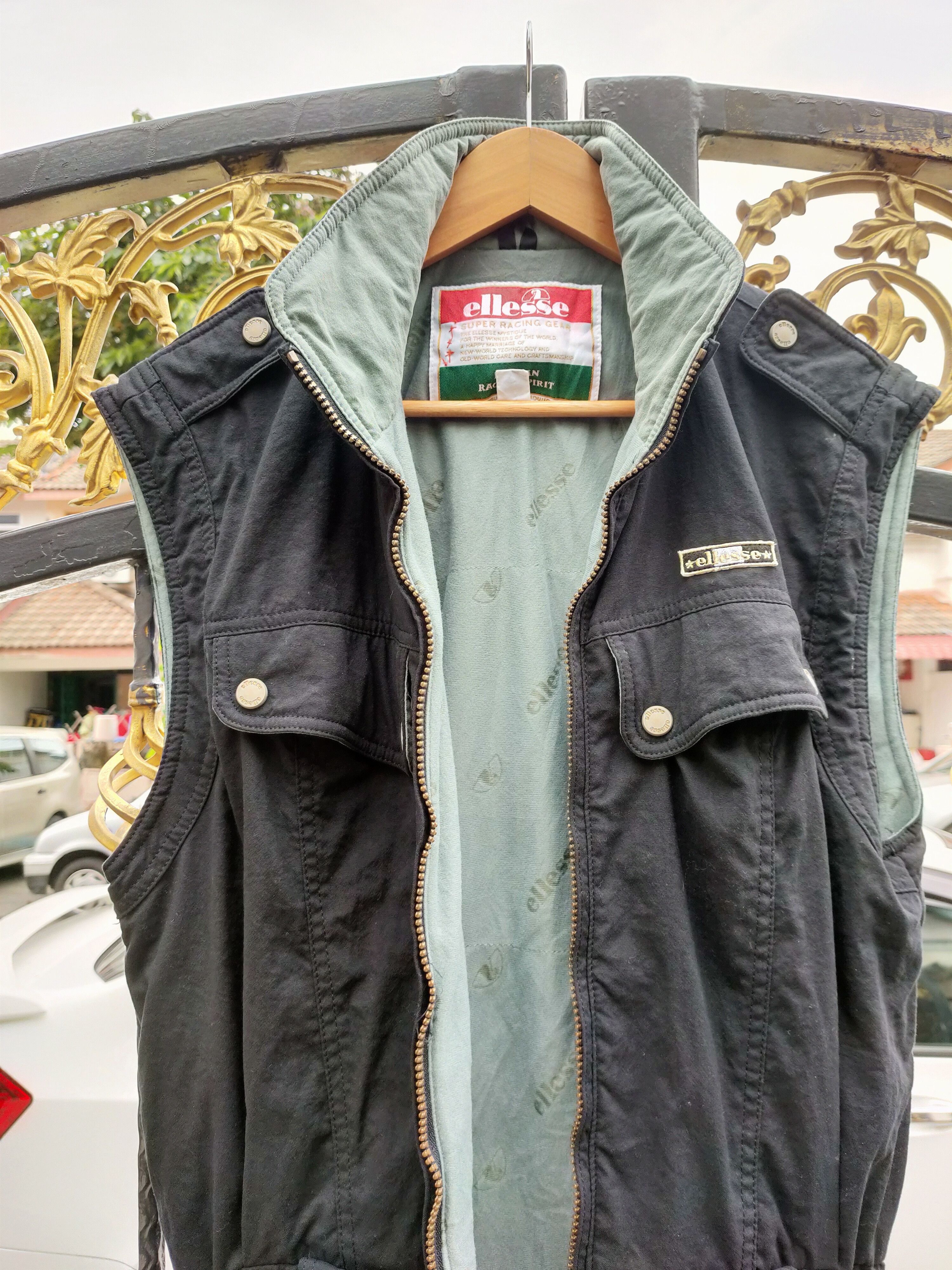 Ellesse × Goldwin Ellese Coveralls Super Racing Gear Italian Racing Spirit Size US 30 / EU 46 - 9 Thumbnail