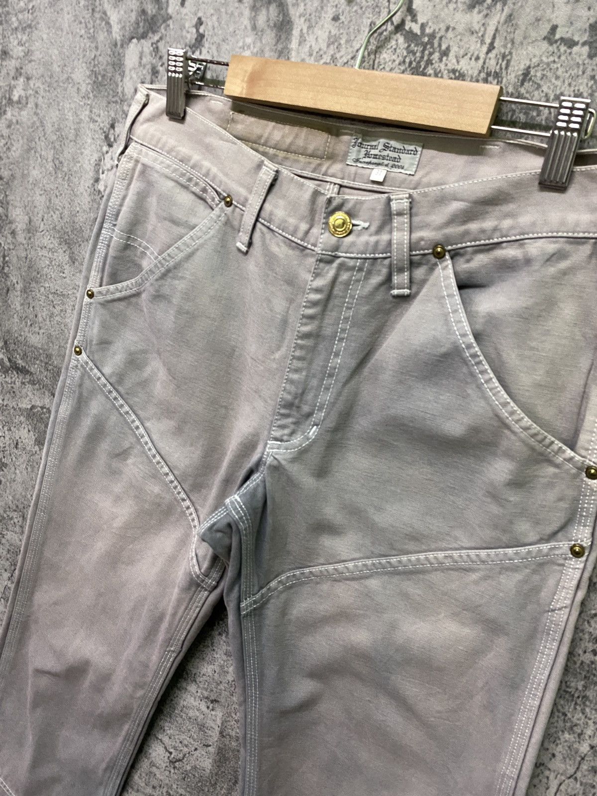 Japanese Brand × Journal Standard Japan JOURNAL STANDARD Super Faded Double Knee Workwear Size US 29 - 9 Thumbnail
