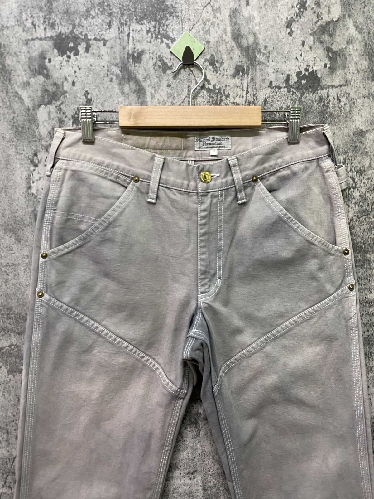 Japanese Brand × Journal Standard Japan JOURNAL STANDARD Super Faded Double Knee Workwear Size US 29 - 3 Thumbnail