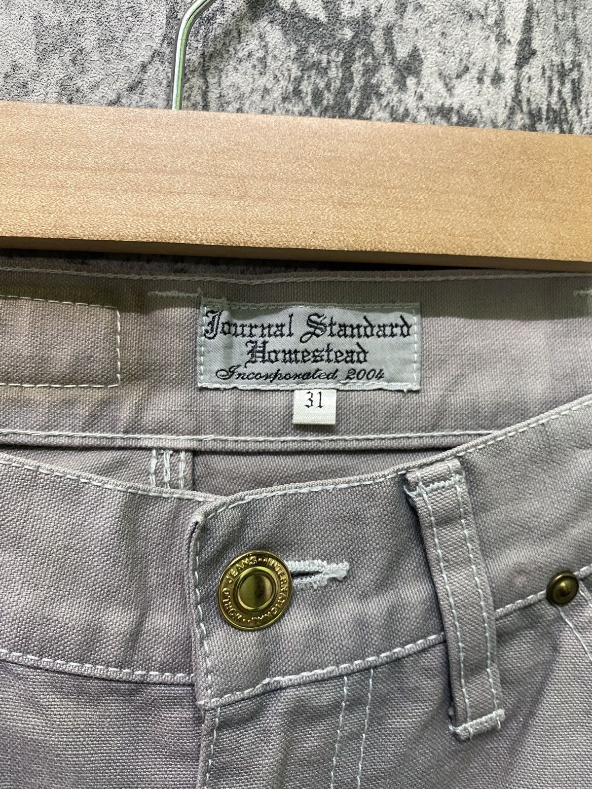 Japanese Brand × Journal Standard Japan JOURNAL STANDARD Super Faded Double Knee Workwear Size US 29 - 10 Thumbnail