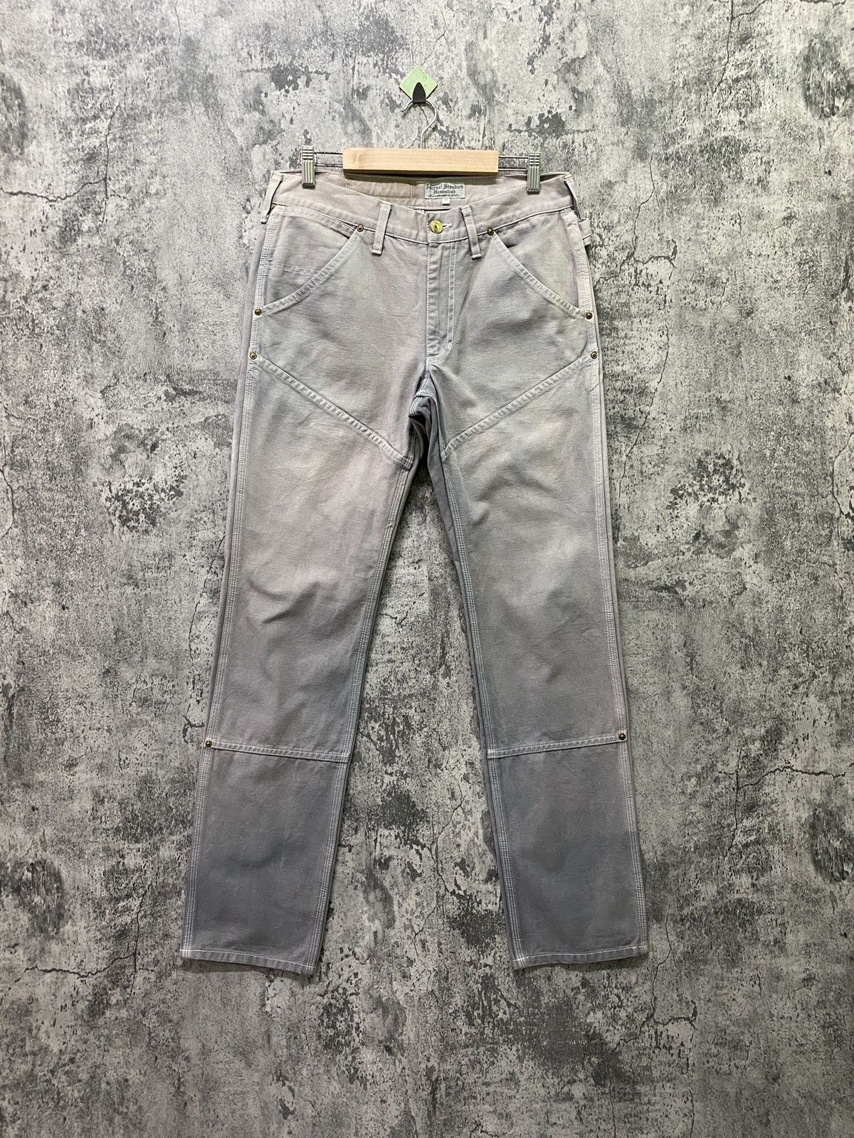 Japanese Brand × Journal Standard Japan JOURNAL STANDARD Super Faded Double Knee Workwear Size US 29 - 1 Thumbnail