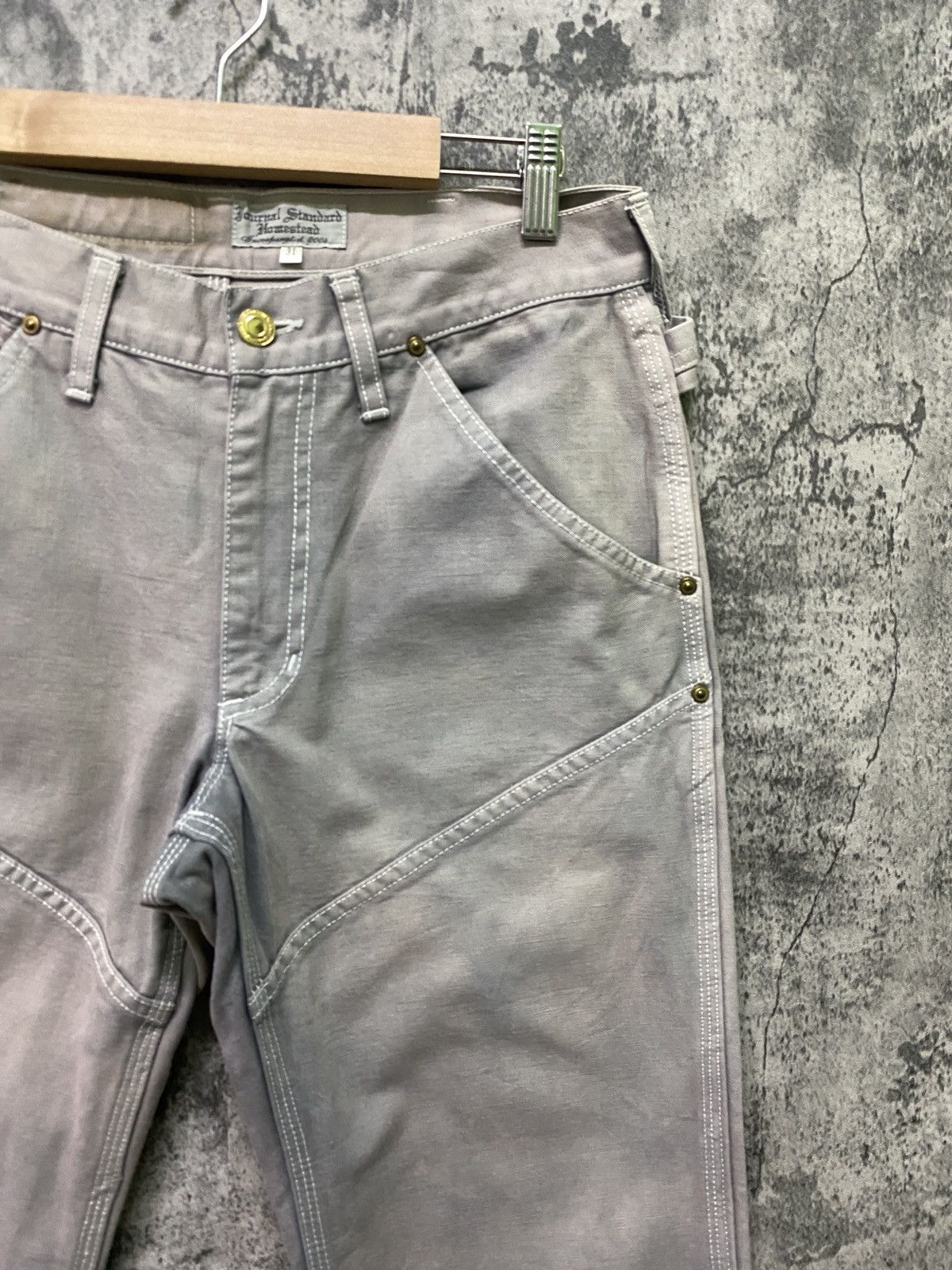Japanese Brand × Journal Standard Japan JOURNAL STANDARD Super Faded Double Knee Workwear Size US 29 - 5 Thumbnail