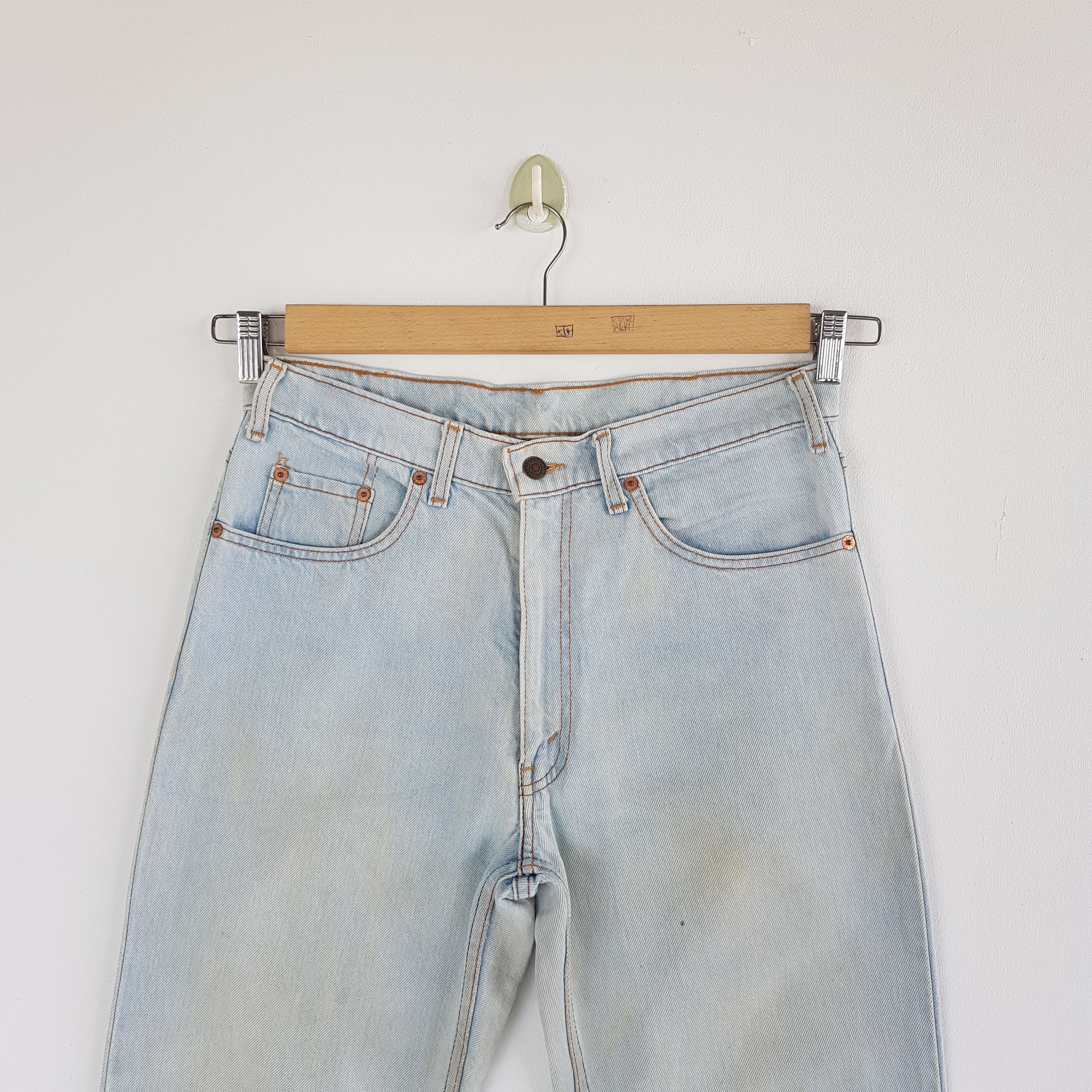 Levi's Vintage Levi's Sun Faded Jeans Levis 627 Light Wash Denim Size 30" / US 8 / IT 44 - 5 Thumbnail