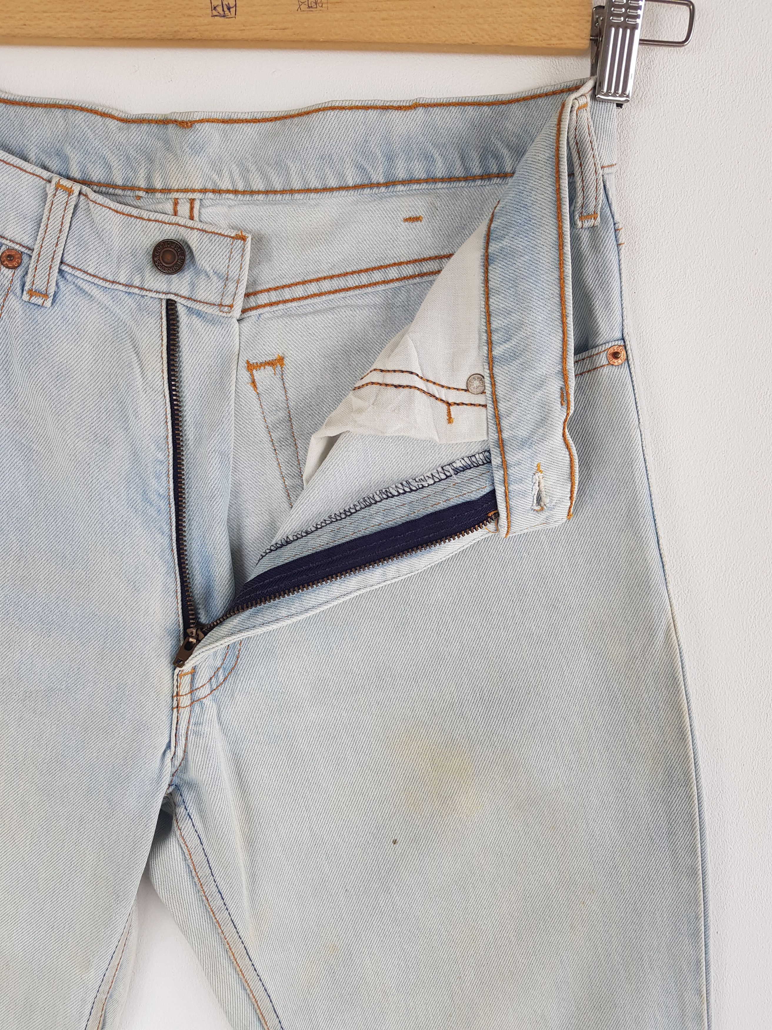 Levi's Vintage Levi's Sun Faded Jeans Levis 627 Light Wash Denim Size 30" / US 8 / IT 44 - 9 Thumbnail
