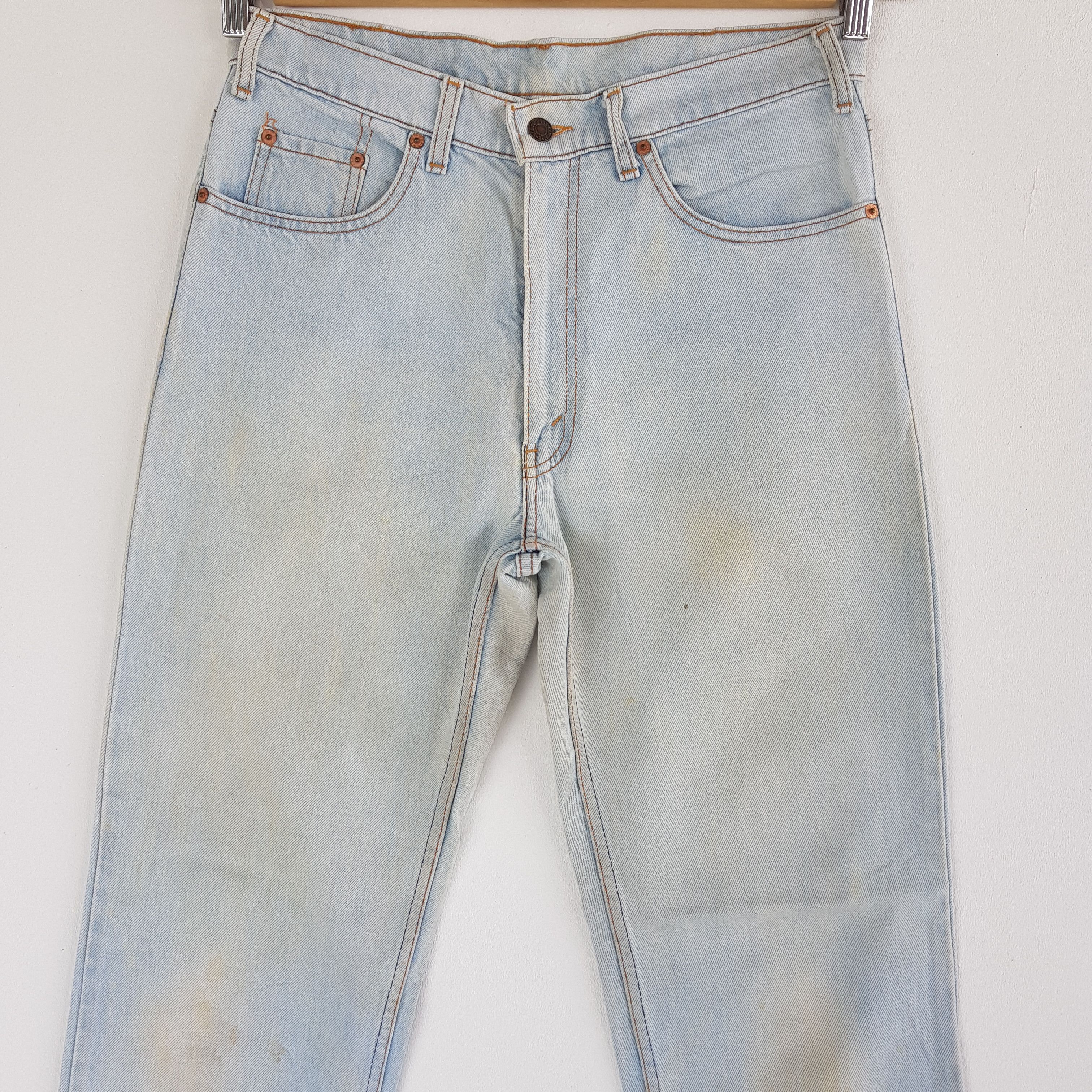 Levi's Vintage Levi's Sun Faded Jeans Levis 627 Light Wash Denim Size 30" / US 8 / IT 44 - 3 Thumbnail