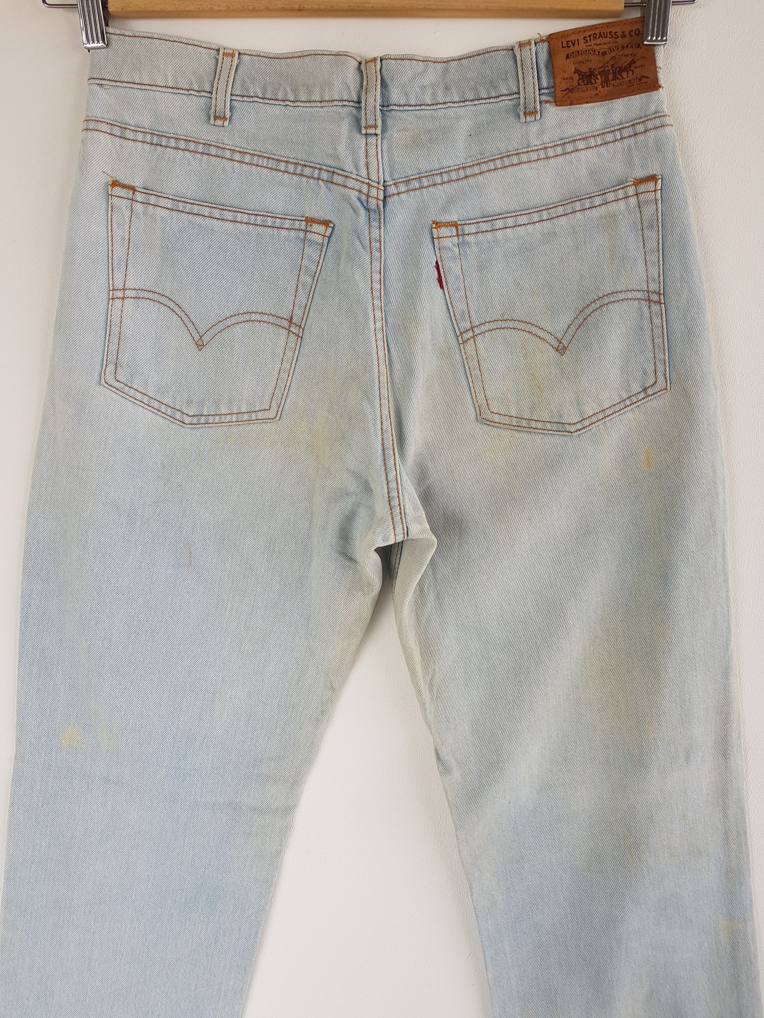 Levi's Vintage Levi's Sun Faded Jeans Levis 627 Light Wash Denim Size 30" / US 8 / IT 44 - 4 Thumbnail
