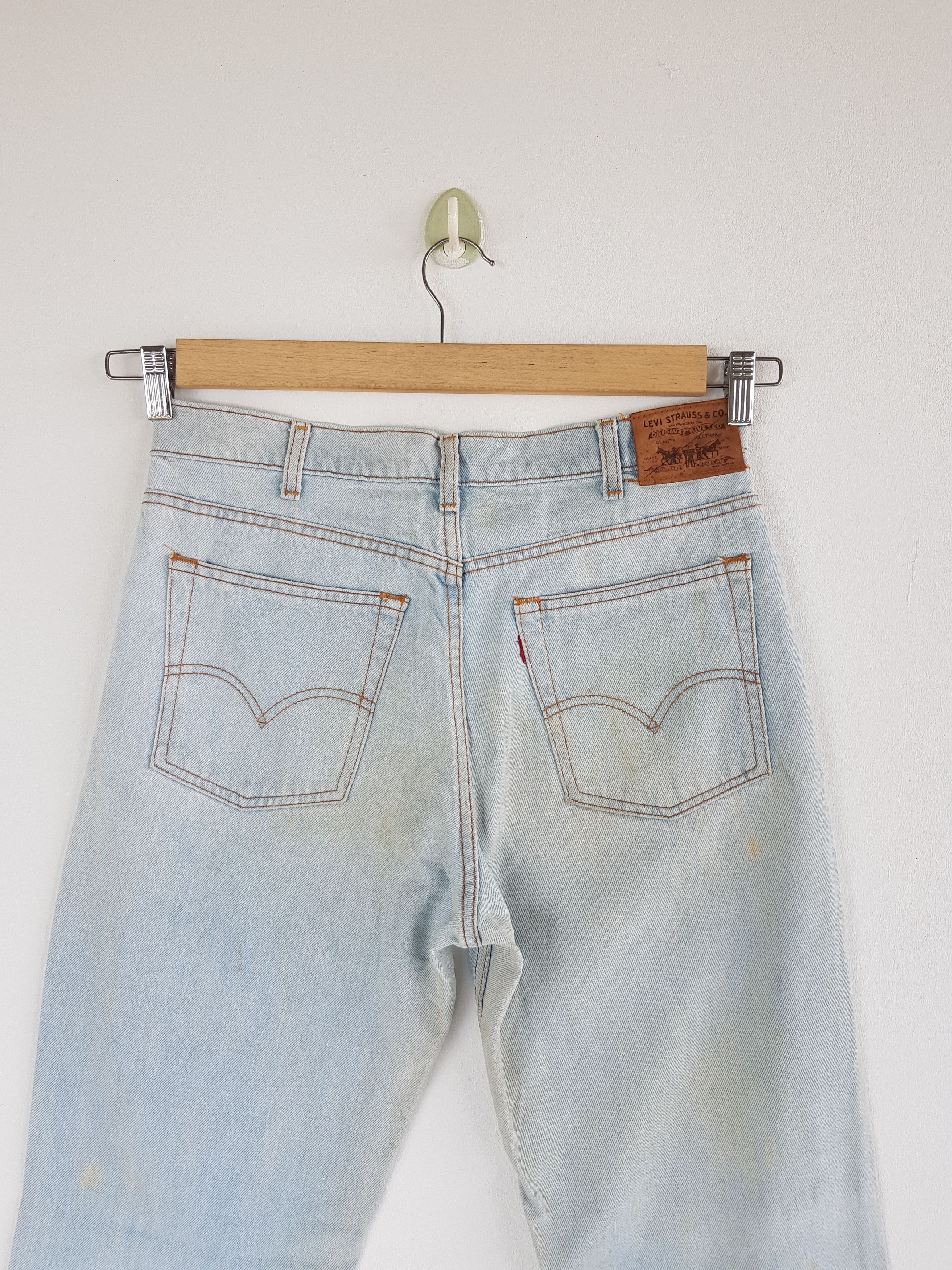 Levi's Vintage Levi's Sun Faded Jeans Levis 627 Light Wash Denim Size 30" / US 8 / IT 44 - 6 Thumbnail