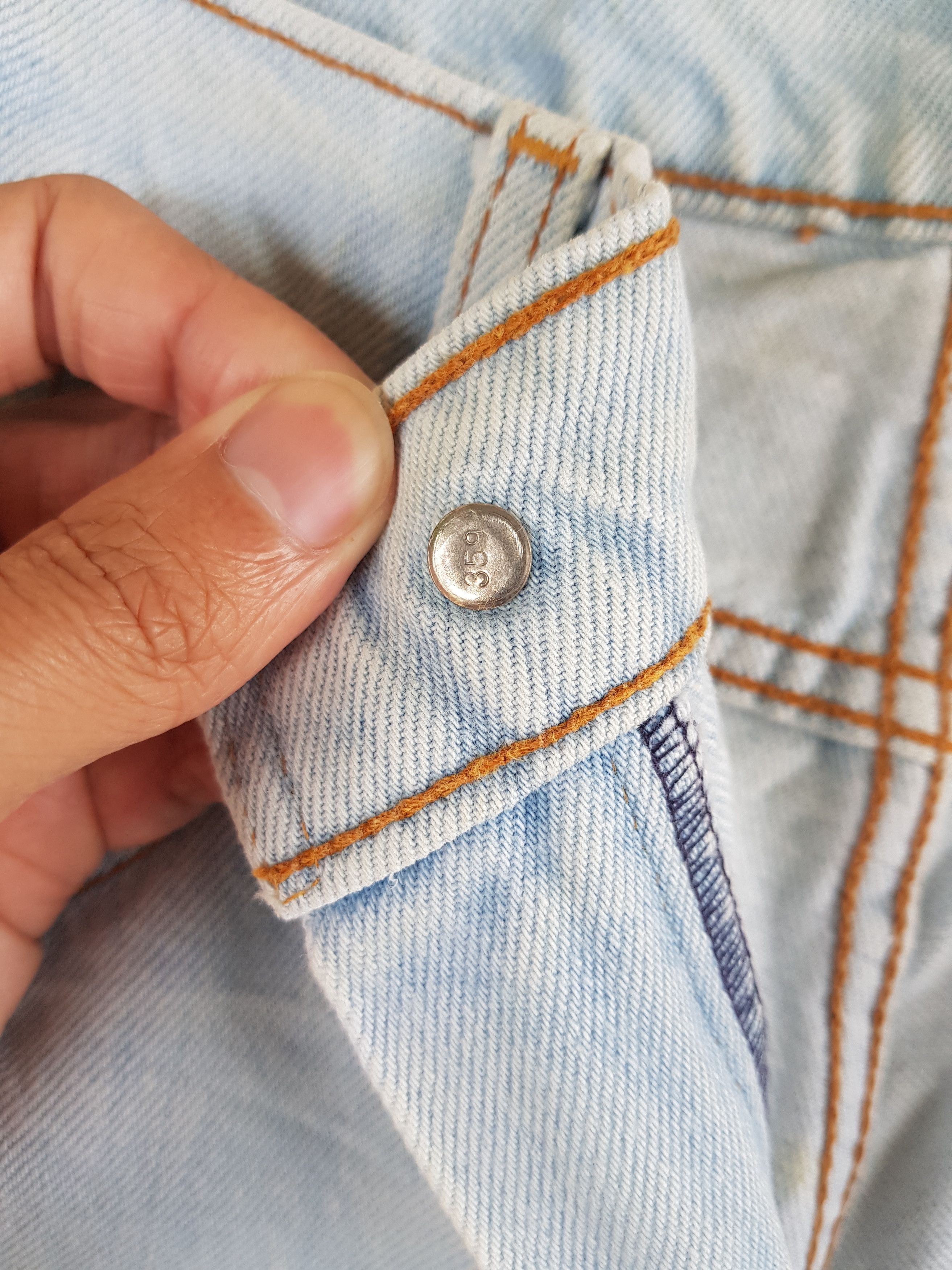Levi's Vintage Levi's Sun Faded Jeans Levis 627 Light Wash Denim Size 30" / US 8 / IT 44 - 8 Thumbnail