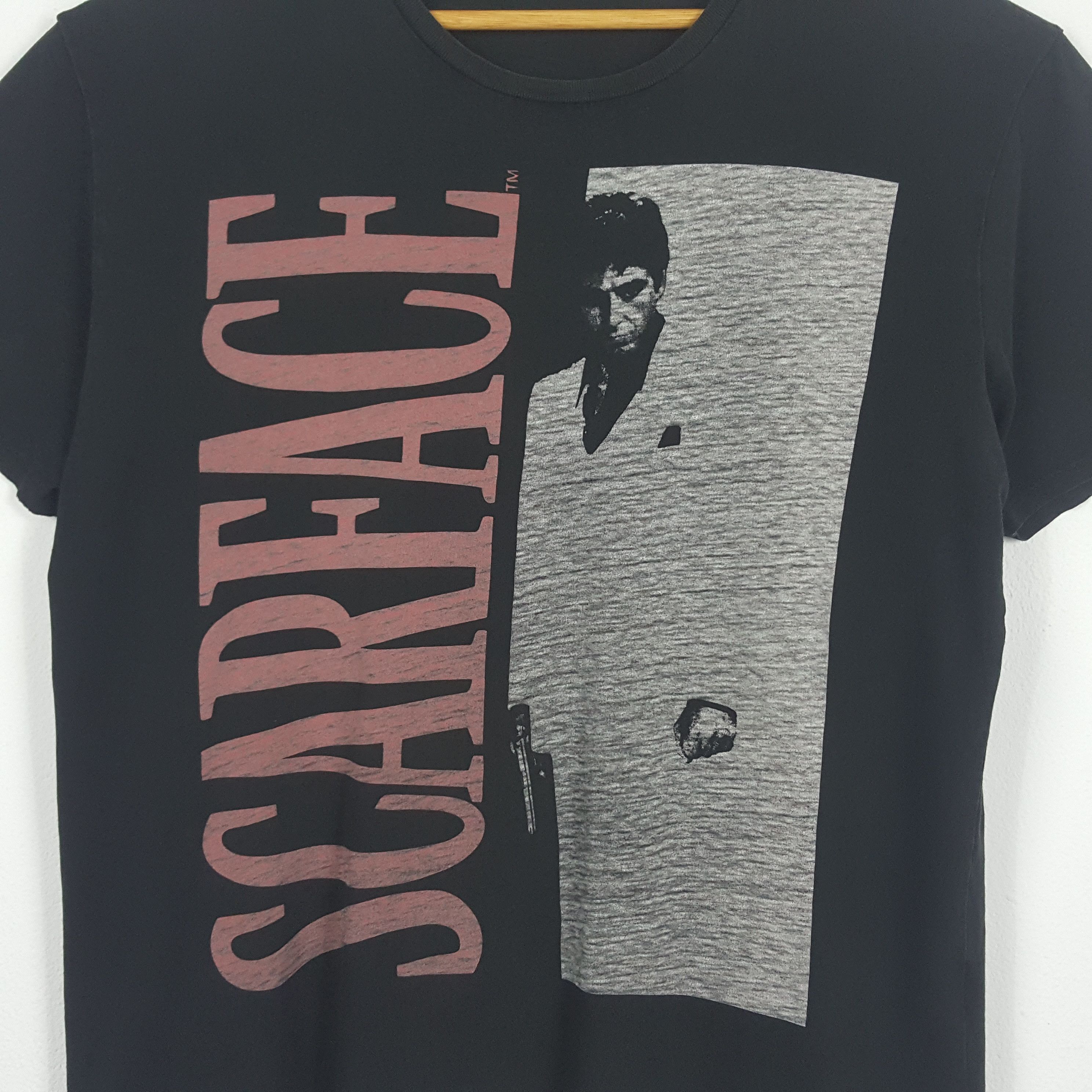 Vintage Vintage SCARFACE Gengster Mafia Movie T-Shirt Size US L / EU 52-54 / 3 - 4 Thumbnail