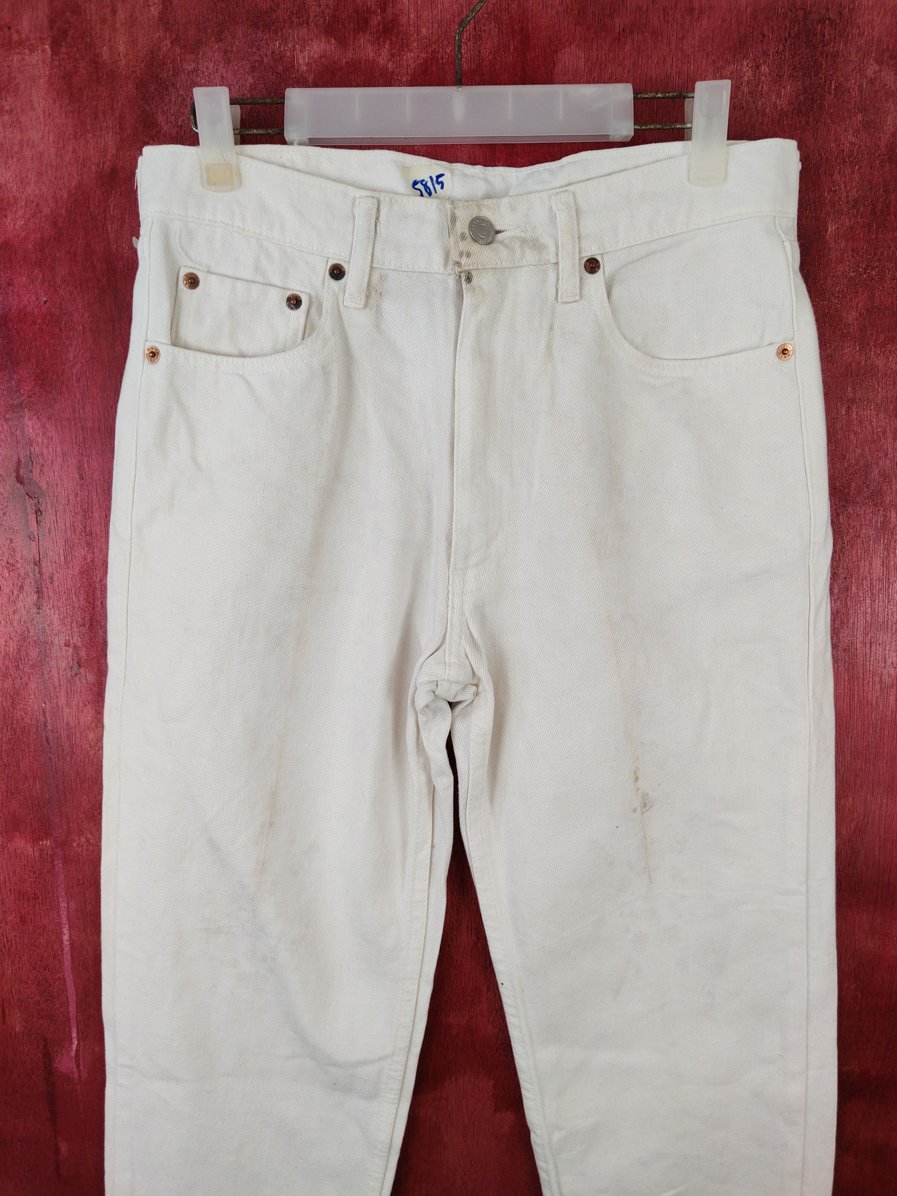 Levi's Levi's White faded casual Denim Pants #S588 Size US 30 / EU 46 - 2 Thumbnail