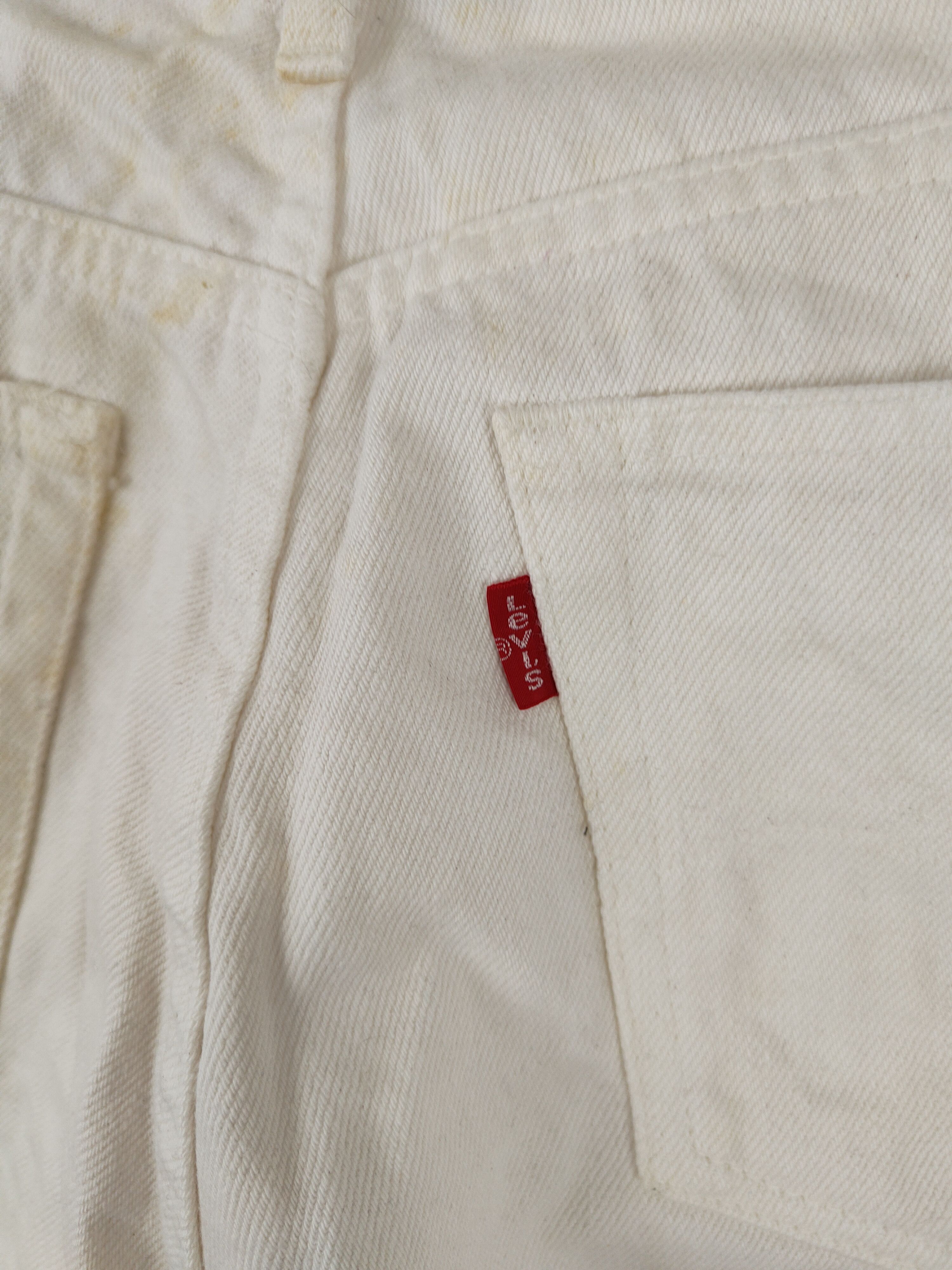 Levi's Levi's White faded casual Denim Pants #S588 Size US 30 / EU 46 - 10 Thumbnail