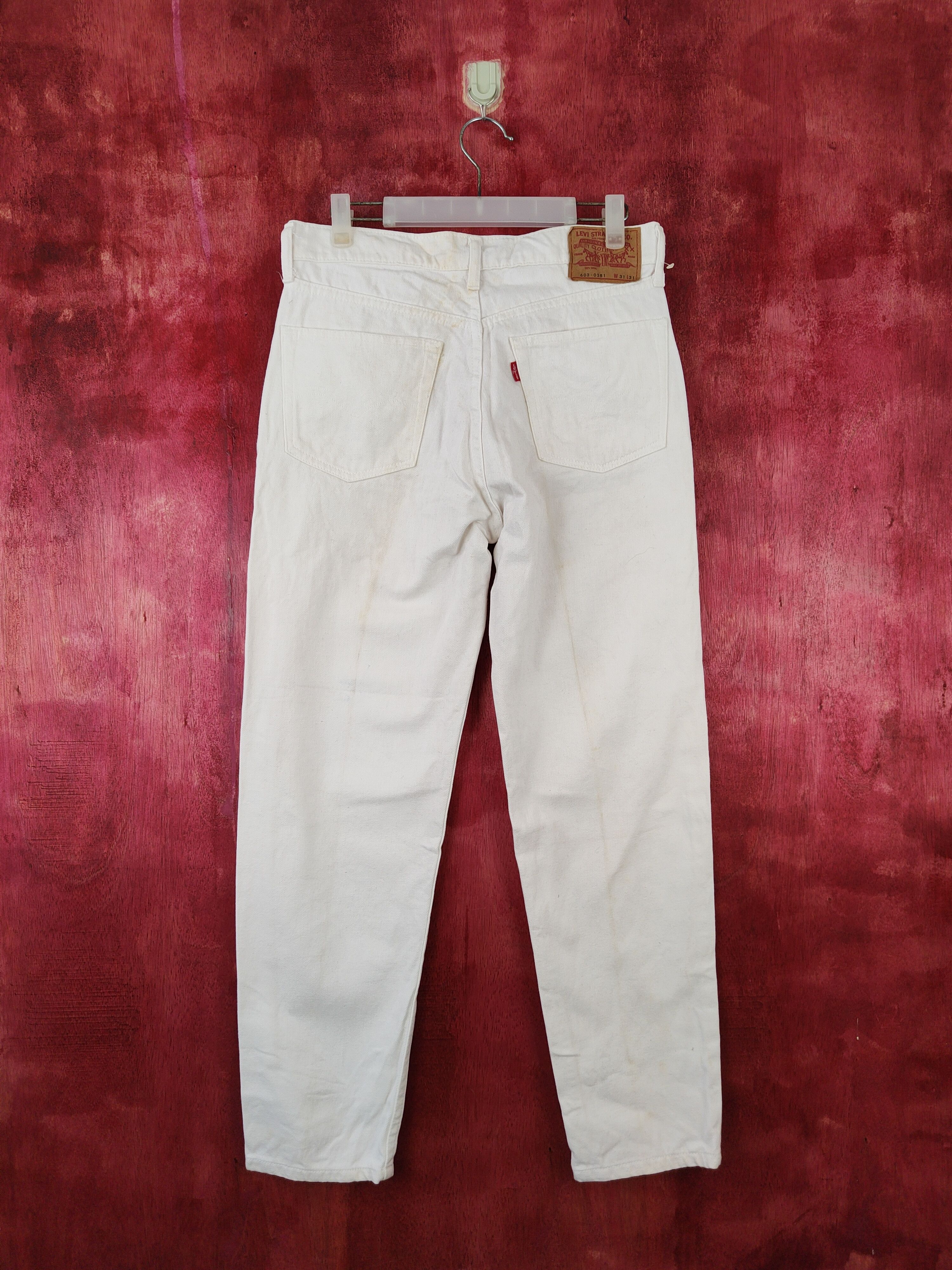 Levi's Levi's White faded casual Denim Pants #S588 Size US 30 / EU 46 - 7 Thumbnail