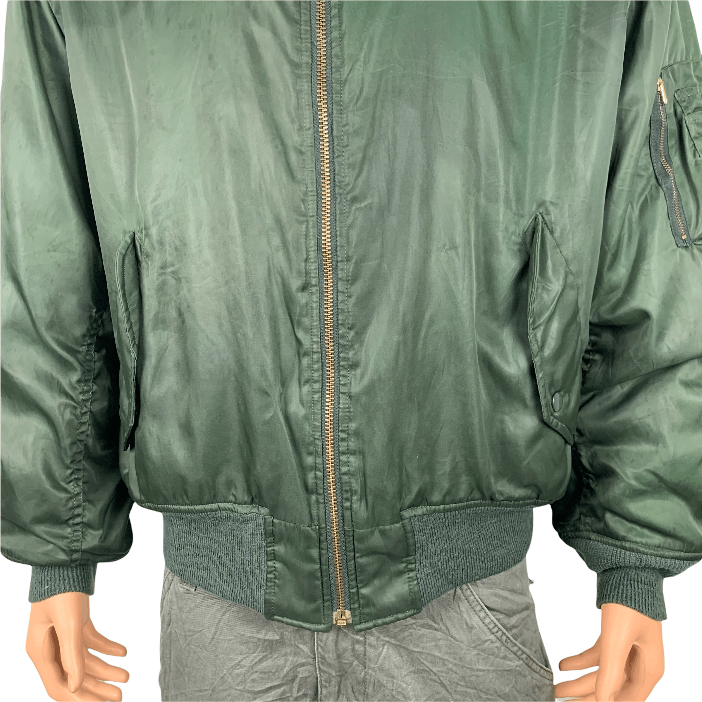 Vintage Gimny Word's Flight Jacket / Bomber Jacket #3591-61 Size US L / EU 52-54 / 3 - 4 Thumbnail