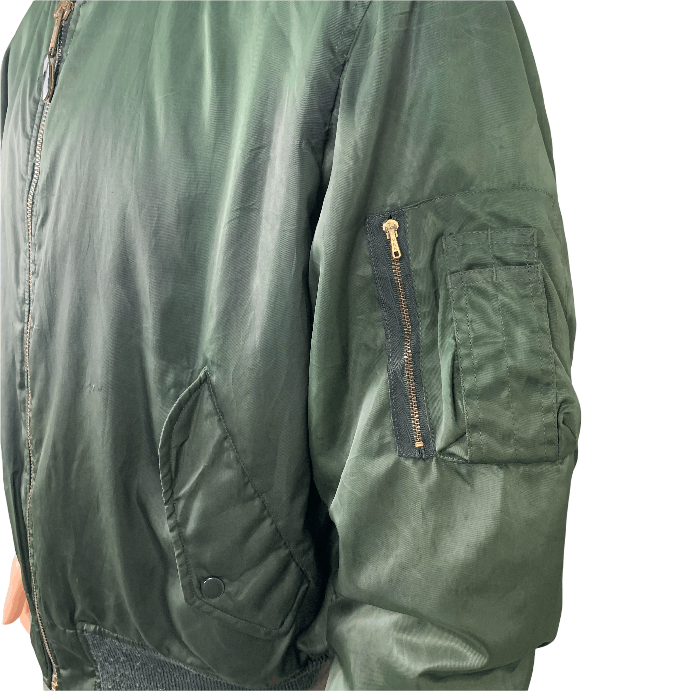 Vintage Gimny Word's Flight Jacket / Bomber Jacket #3591-61 Size US L / EU 52-54 / 3 - 5 Thumbnail