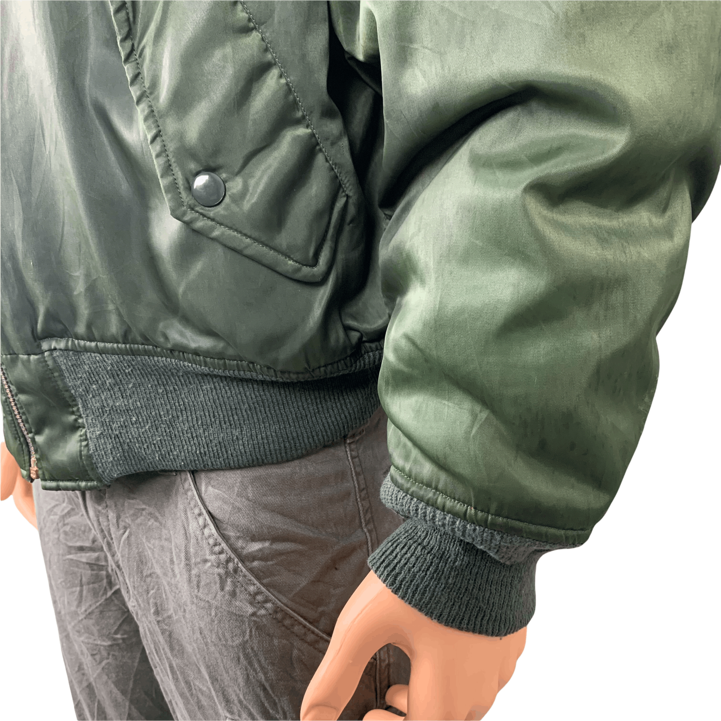 Vintage Gimny Word's Flight Jacket / Bomber Jacket #3591-61 Size US L / EU 52-54 / 3 - 6 Thumbnail