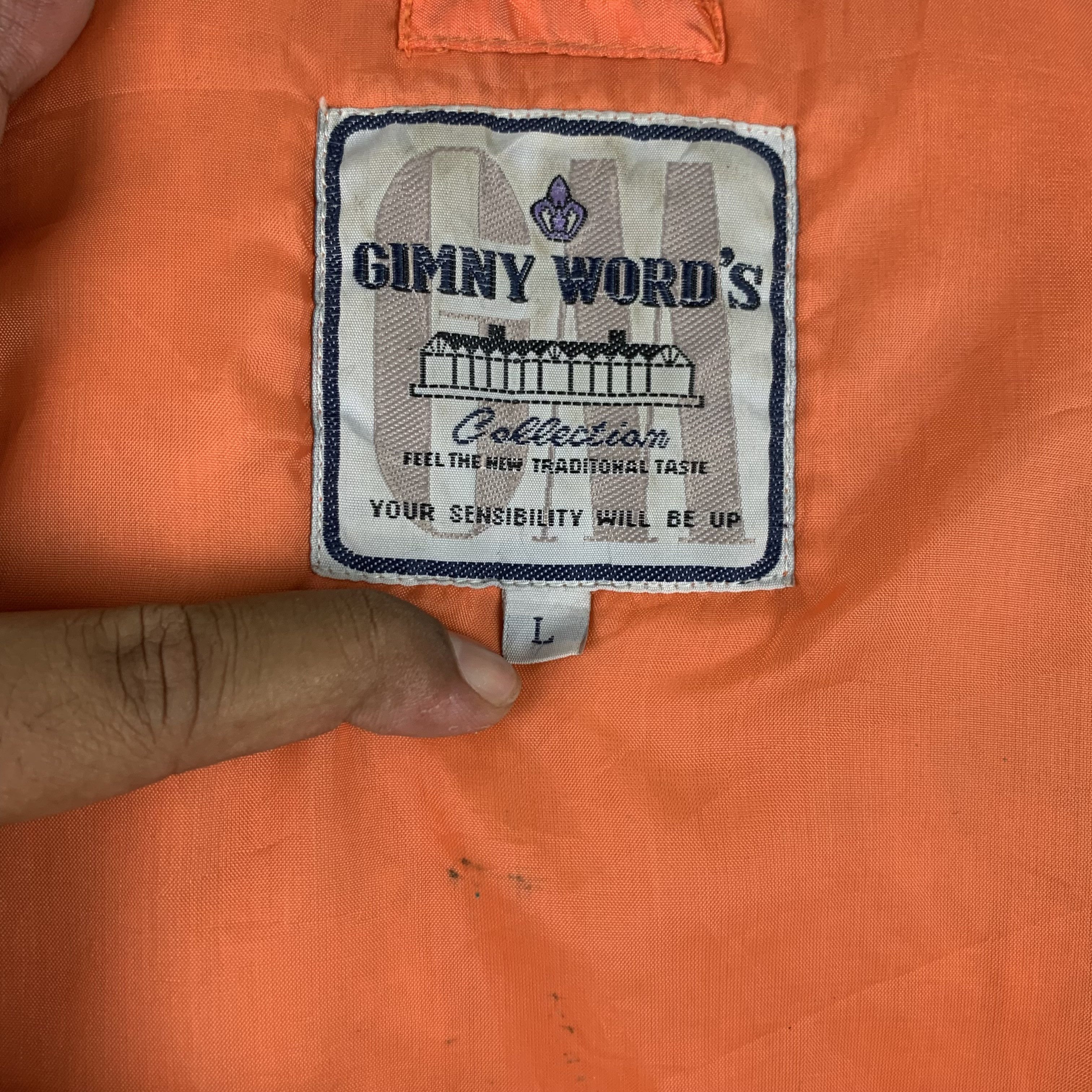 Vintage Gimny Word's Flight Jacket / Bomber Jacket #3591-61 Size US L / EU 52-54 / 3 - 12 Thumbnail