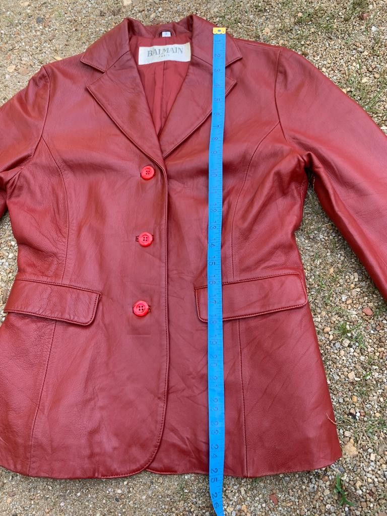 Balmain Balmain Leather Jacket Size M / US 6-8 / IT 42-44 - 15 Thumbnail