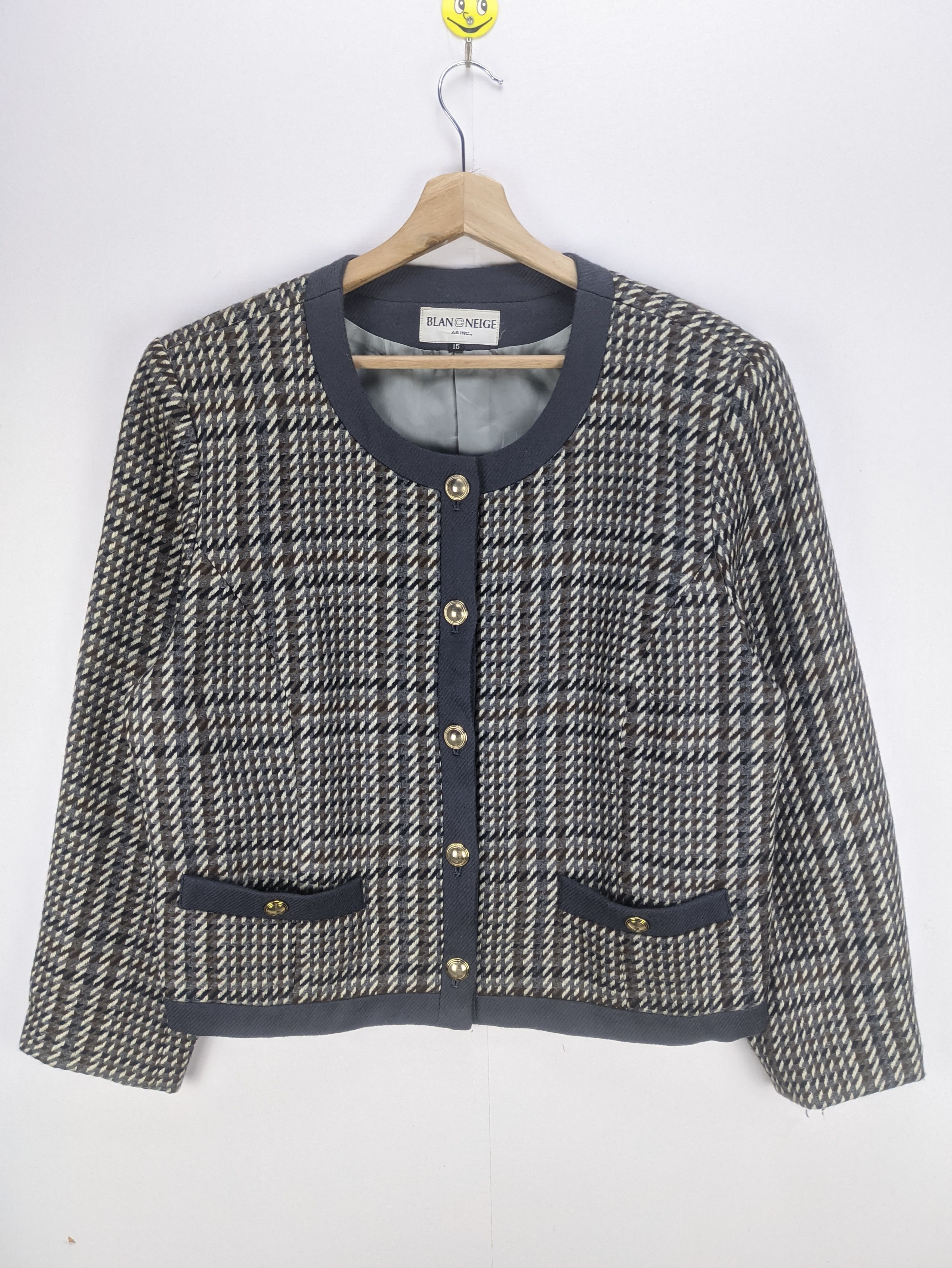 Japanese Brand Steals🔥Vintage Cardigan Coat Jacket by Blancneige Size M / US 6-8 / IT 42-44 - 1 Thumbnail