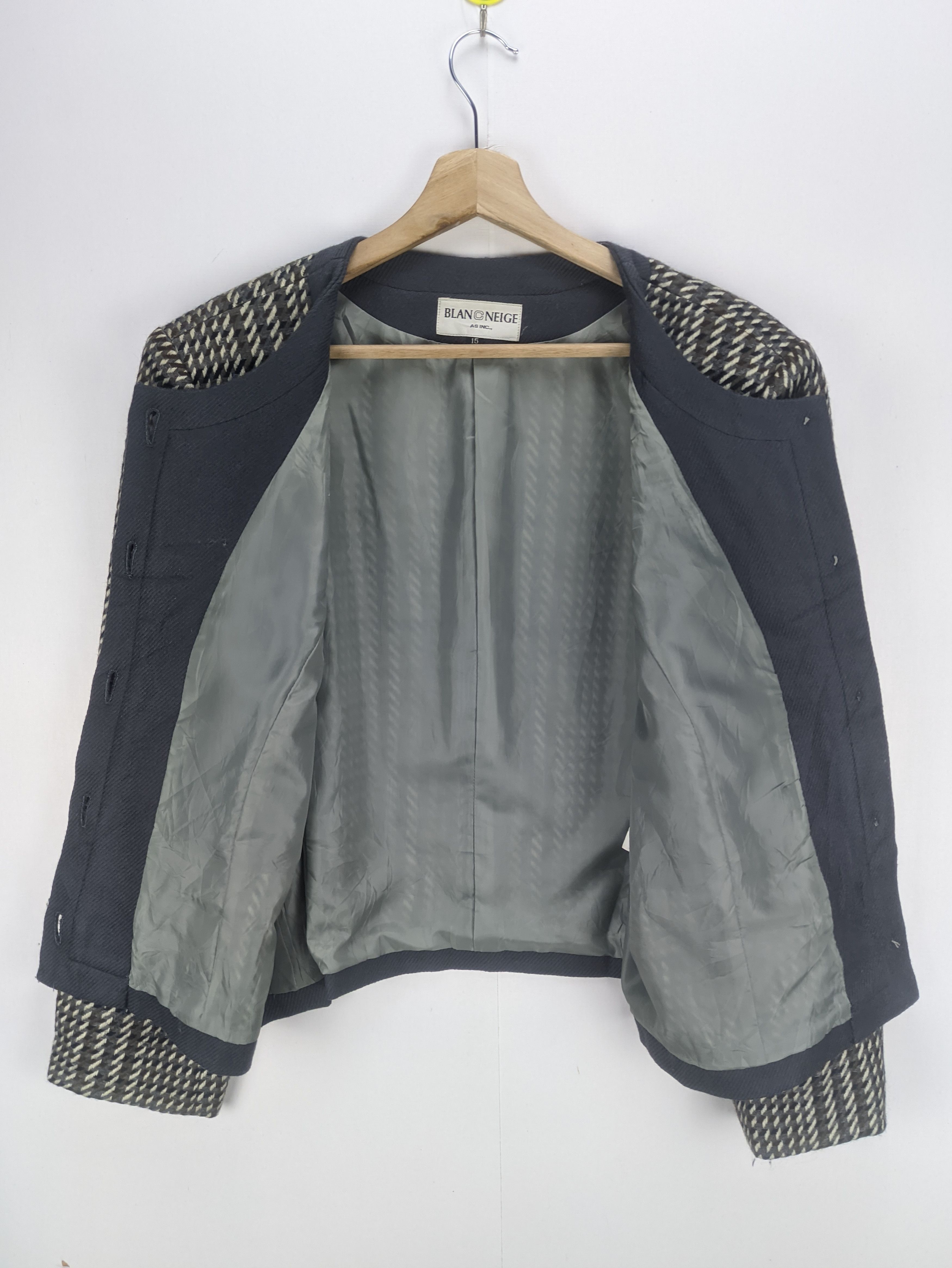 Japanese Brand Steals🔥Vintage Cardigan Coat Jacket by Blancneige Size M / US 6-8 / IT 42-44 - 8 Thumbnail