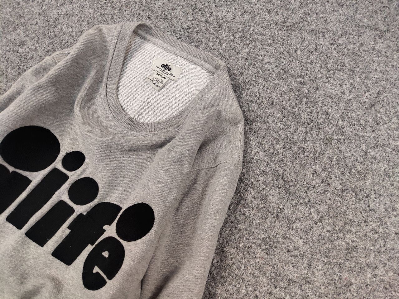 Alife Alife Vintage Embroidered logo gray crew Check Sweatshirt Size US M / EU 48-50 / 2 - 4 Thumbnail