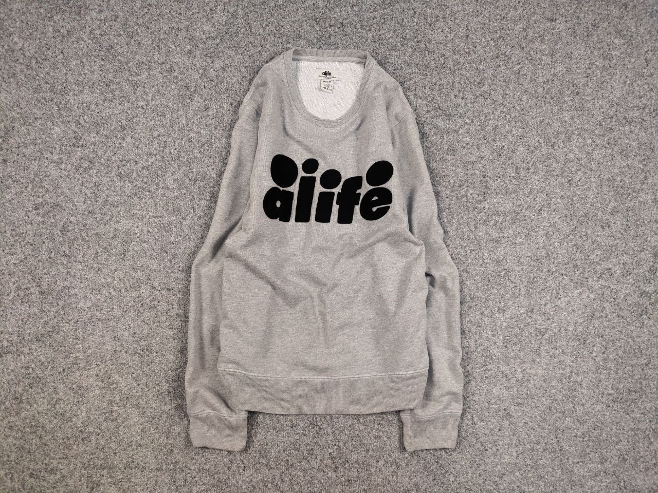 Alife Alife Vintage Embroidered logo gray crew Check Sweatshirt Size US M / EU 48-50 / 2 - 1 Thumbnail