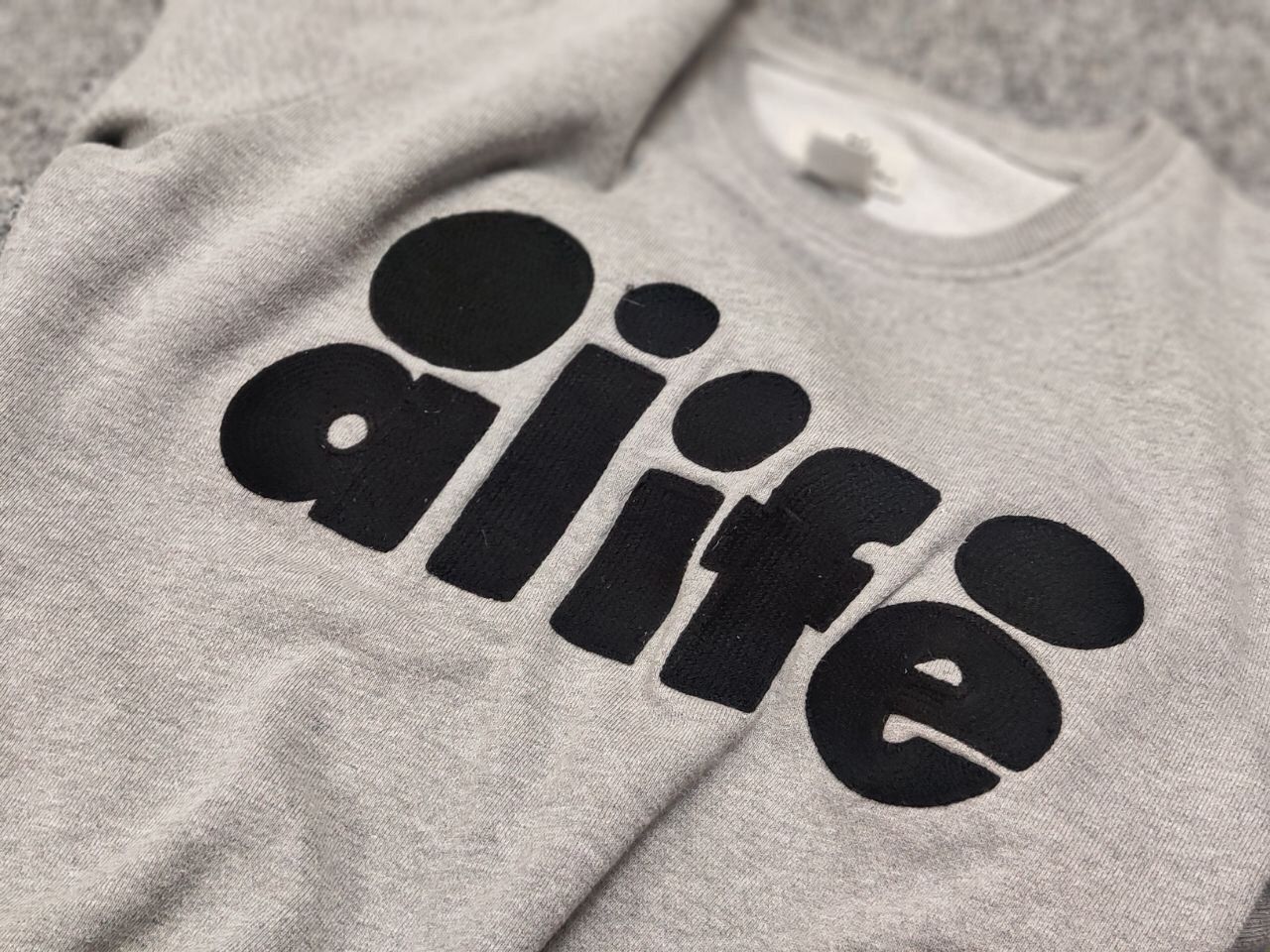 Alife Alife Vintage Embroidered logo gray crew Check Sweatshirt Size US M / EU 48-50 / 2 - 17 Thumbnail