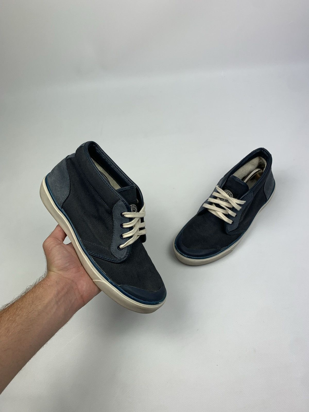image of Stone Island Men’S Sneakers Shoes Size 41 in Navy, Men's
