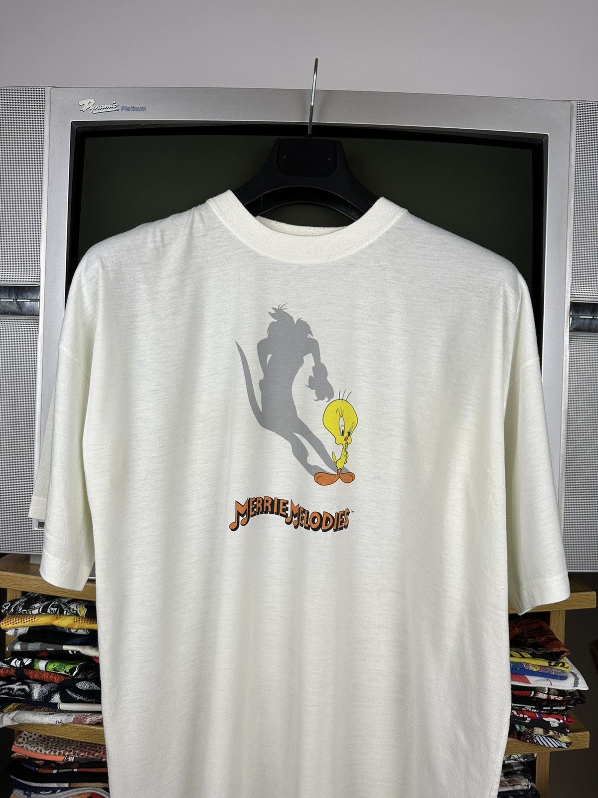 Cartoon Network × Vintage × Warner Bros Vintage 1999 Warner Bros. Looney Tunes ‘Tweety’ T-Shirt Size US L / EU 52-54 / 3 - 1 Thumbnail