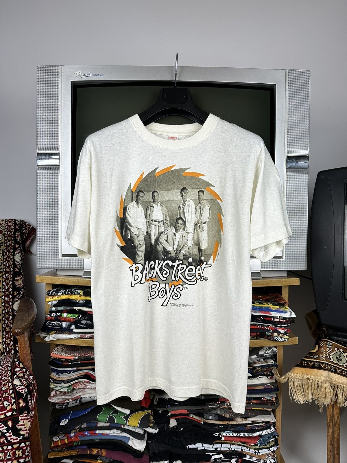 Band Tees × Vintage Vintage 1996 Backstreet Boys Band T-Shirt Size US L / EU 52-54 / 3 - 2 Thumbnail