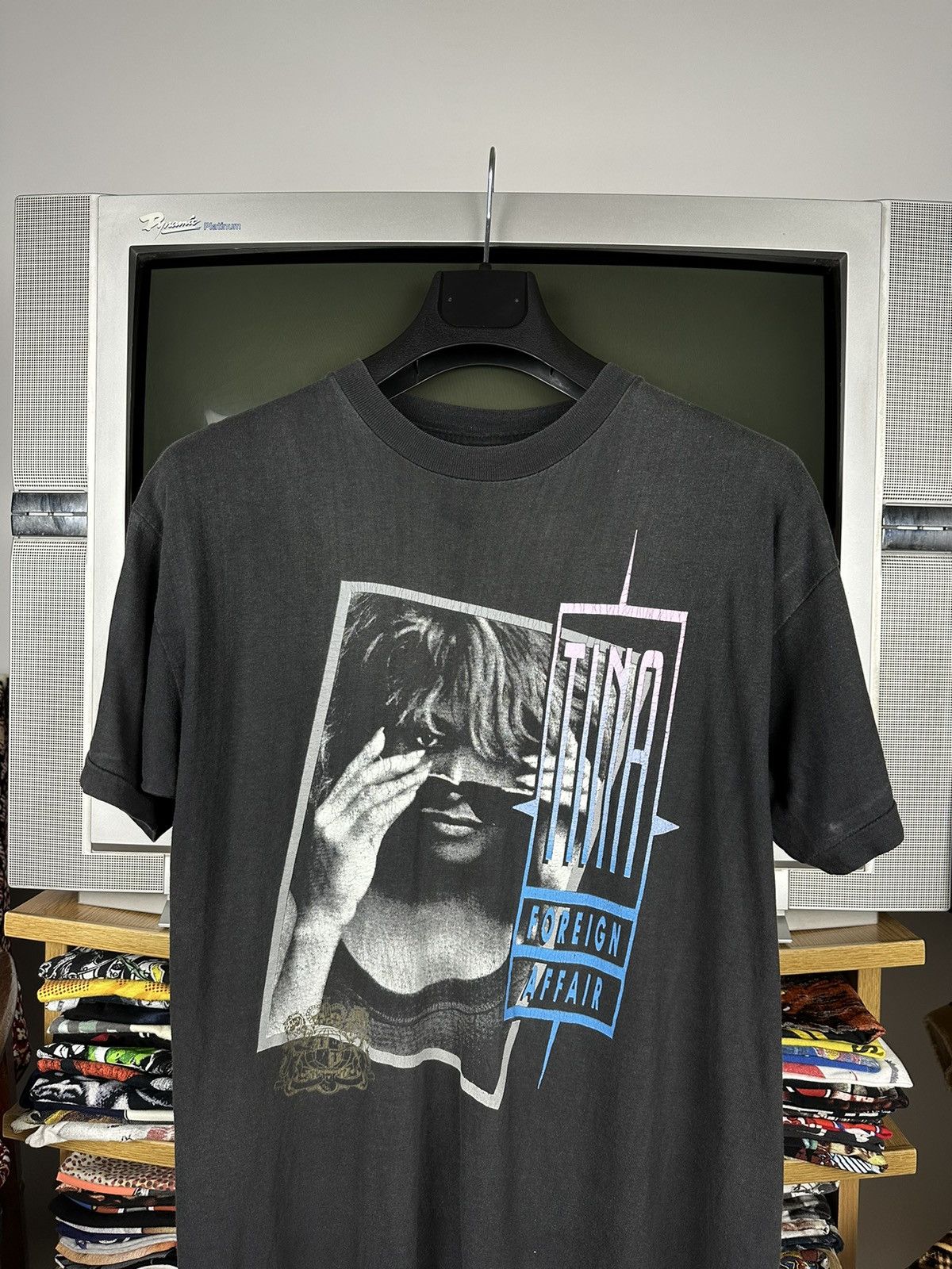 Band Tees × Vintage Vintage 90s Tina Turner ‘Foreign Affair’ Band T-Shirt Size US L / EU 52-54 / 3 - 2 Thumbnail