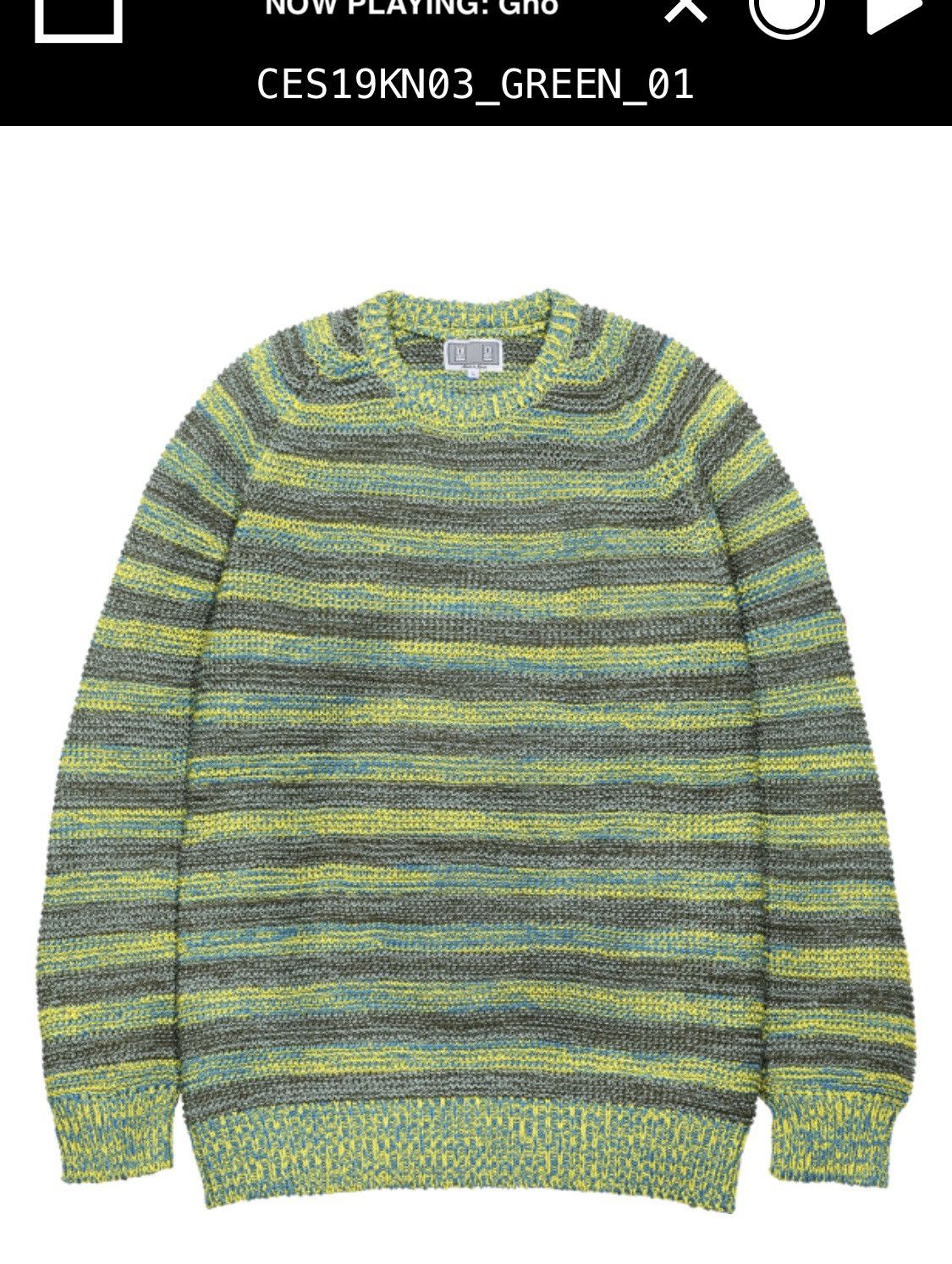 Cav Empt Cav Empt Stripe Loose Waffle Knit | Grailed