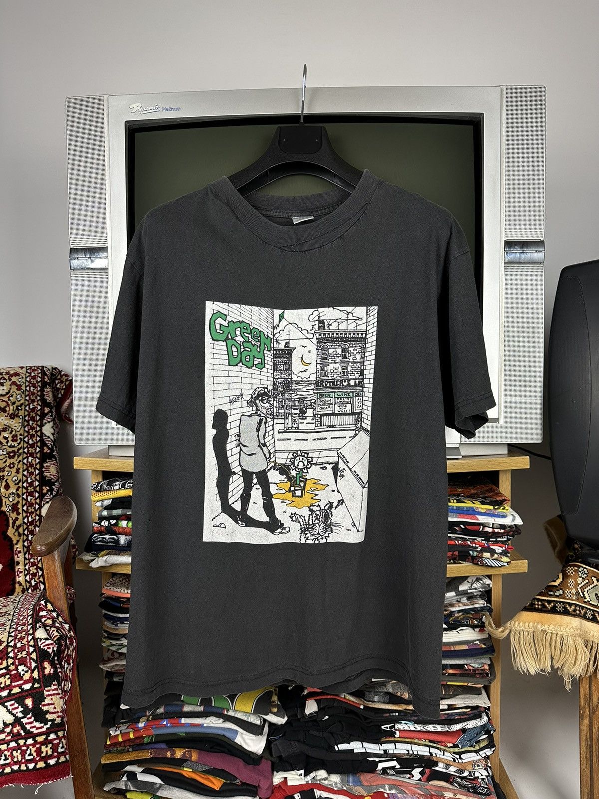 ミュージシャン 90's GREEN DAY Pulling Teeth L/S T-Shirt Green Day - Pulling Teeth / Dookie 1994 Long Sleeve Shirt