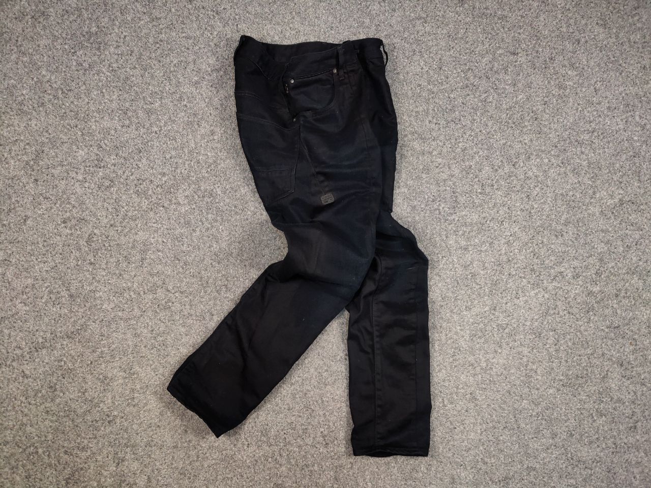 G-Star G Star Raw Lanc 3D Tapered Dark Denim Jeans Vintage Style Size US 33 - 1 Thumbnail