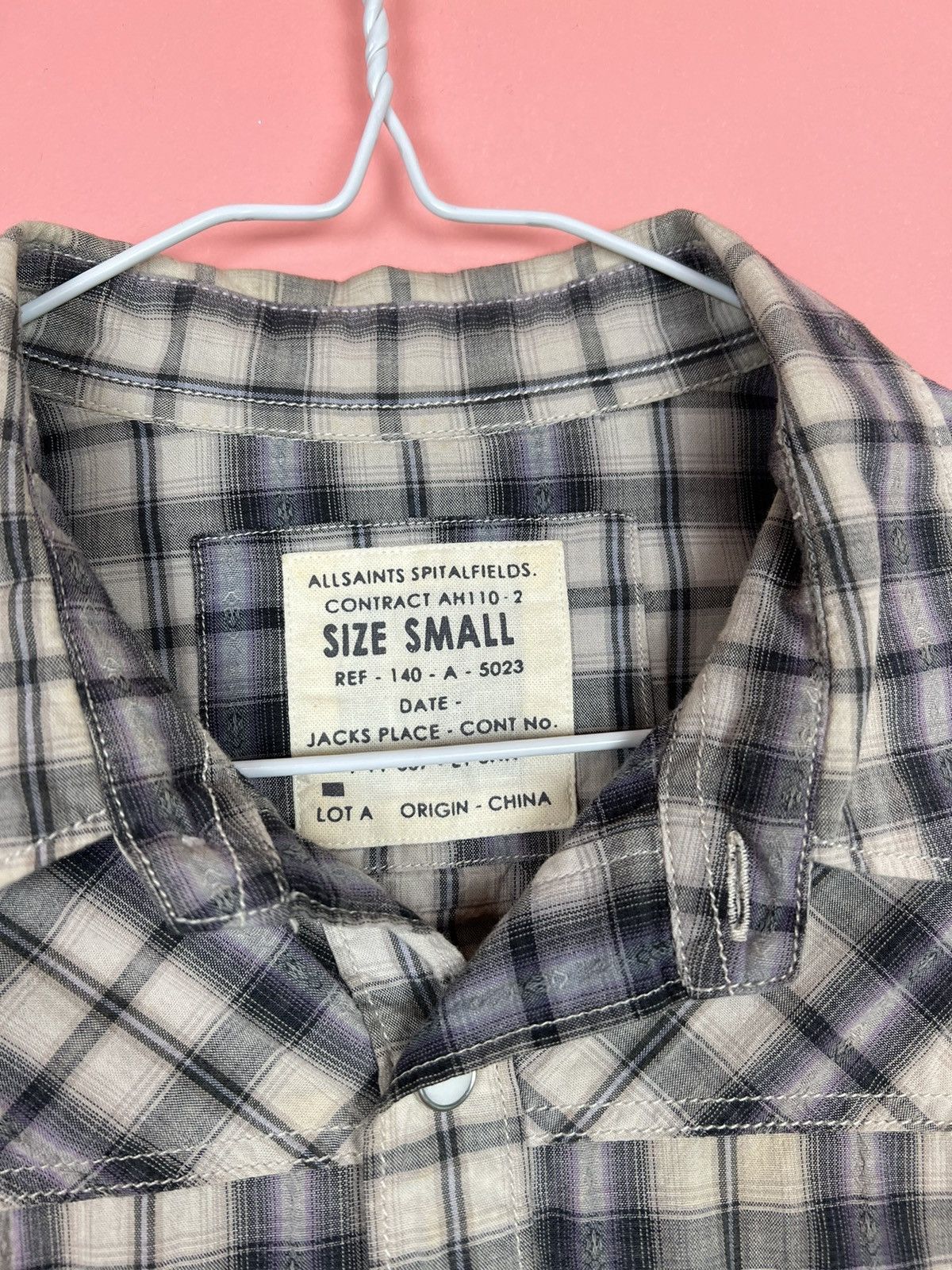 Allsaints Allsaints casual shirt vintage streetwear Size US S / EU 44-46 / 1 - 3 Thumbnail