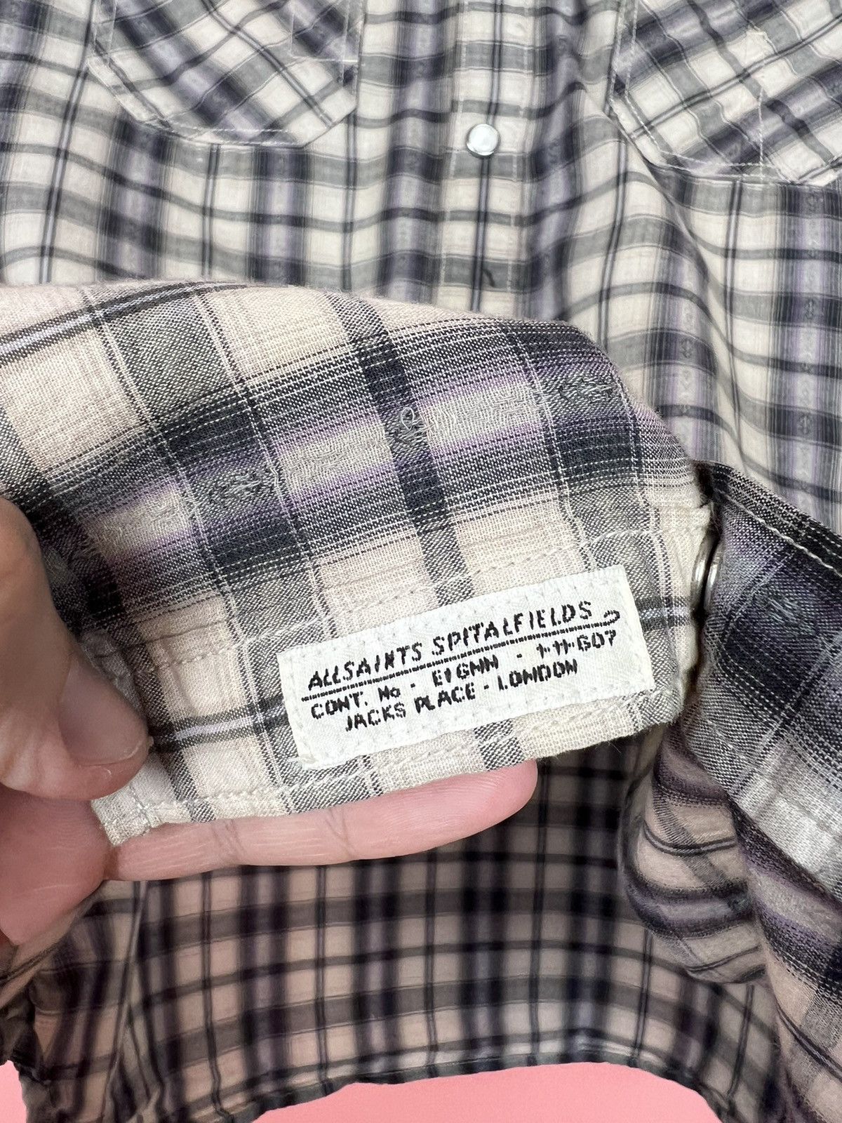 Allsaints Allsaints casual shirt vintage streetwear Size US S / EU 44-46 / 1 - 6 Thumbnail