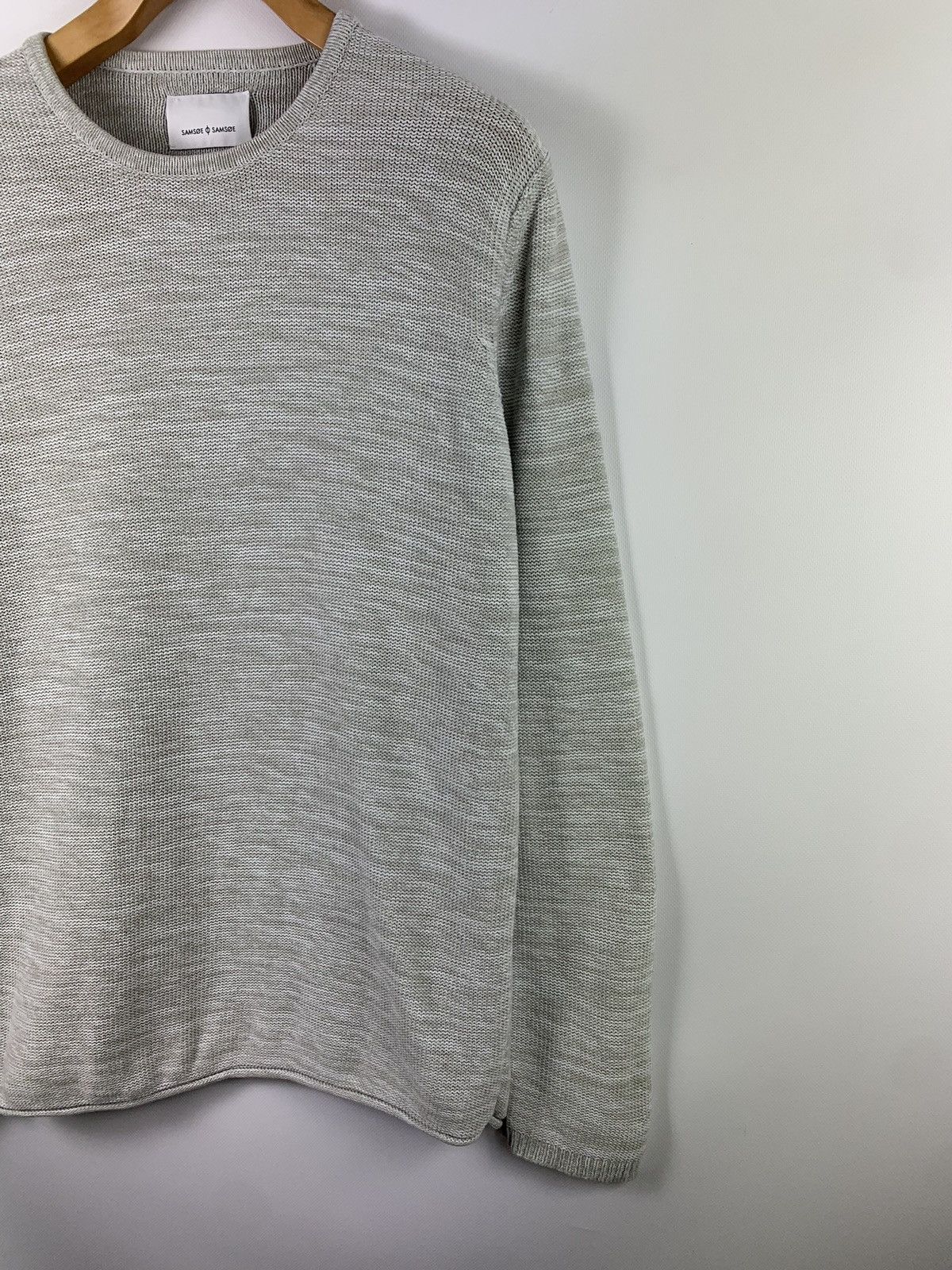 Samsoe Samsoe Samsoe Samsoe men’s knitted sweater pullover size S gray Size US S / EU 44-46 / 1 - 2 Thumbnail