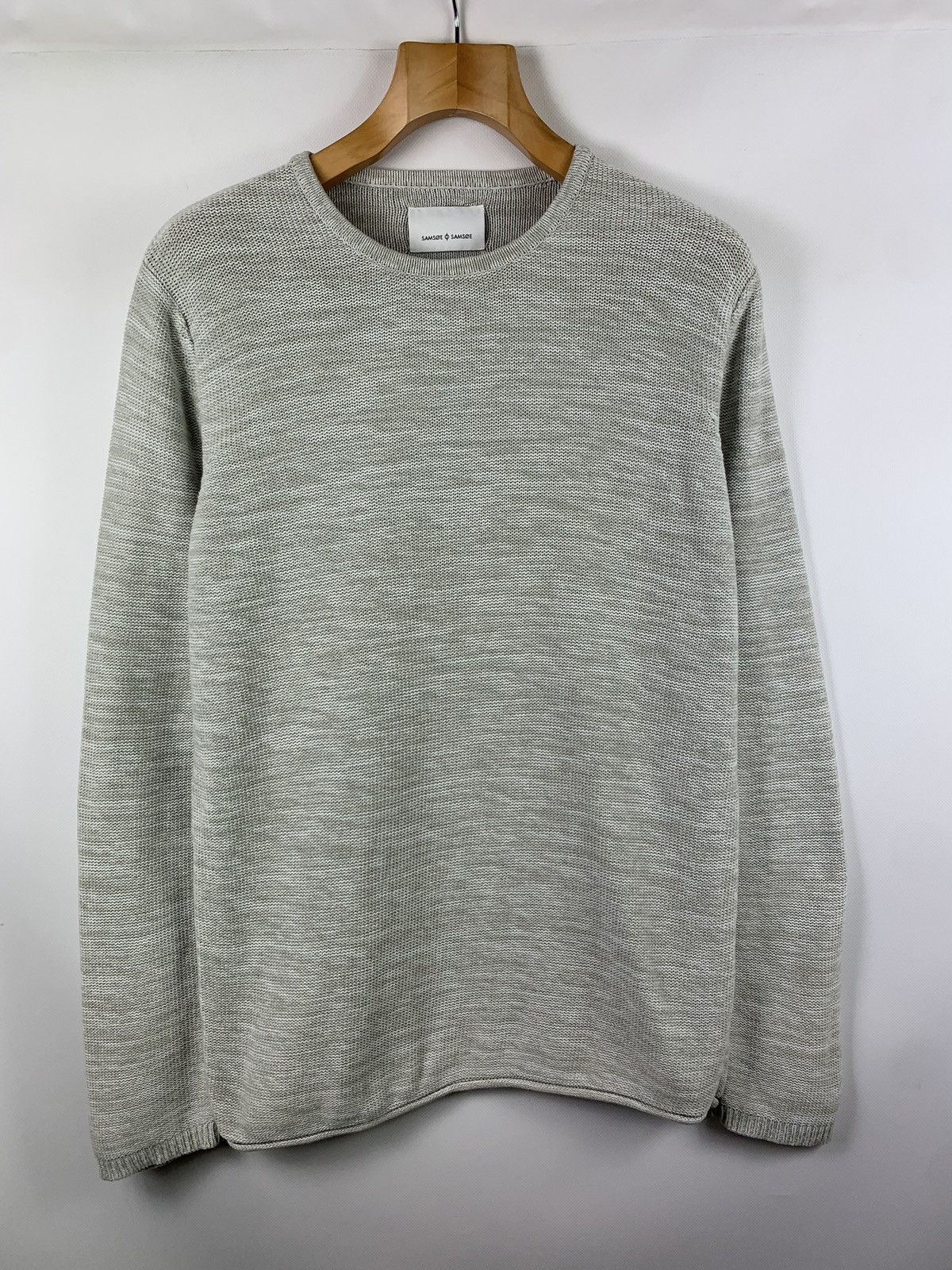 Samsoe Samsoe Samsoe Samsoe men’s knitted sweater pullover size S gray Size US S / EU 44-46 / 1 - 1 Thumbnail