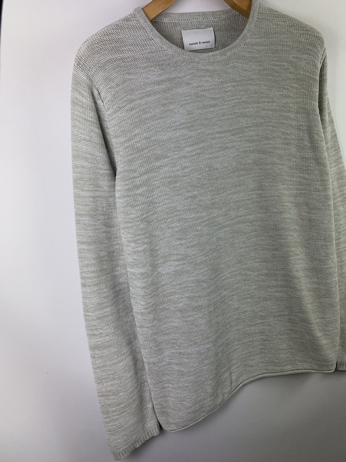 Samsoe Samsoe Samsoe Samsoe men’s knitted sweater pullover size S gray Size US S / EU 44-46 / 1 - 3 Thumbnail