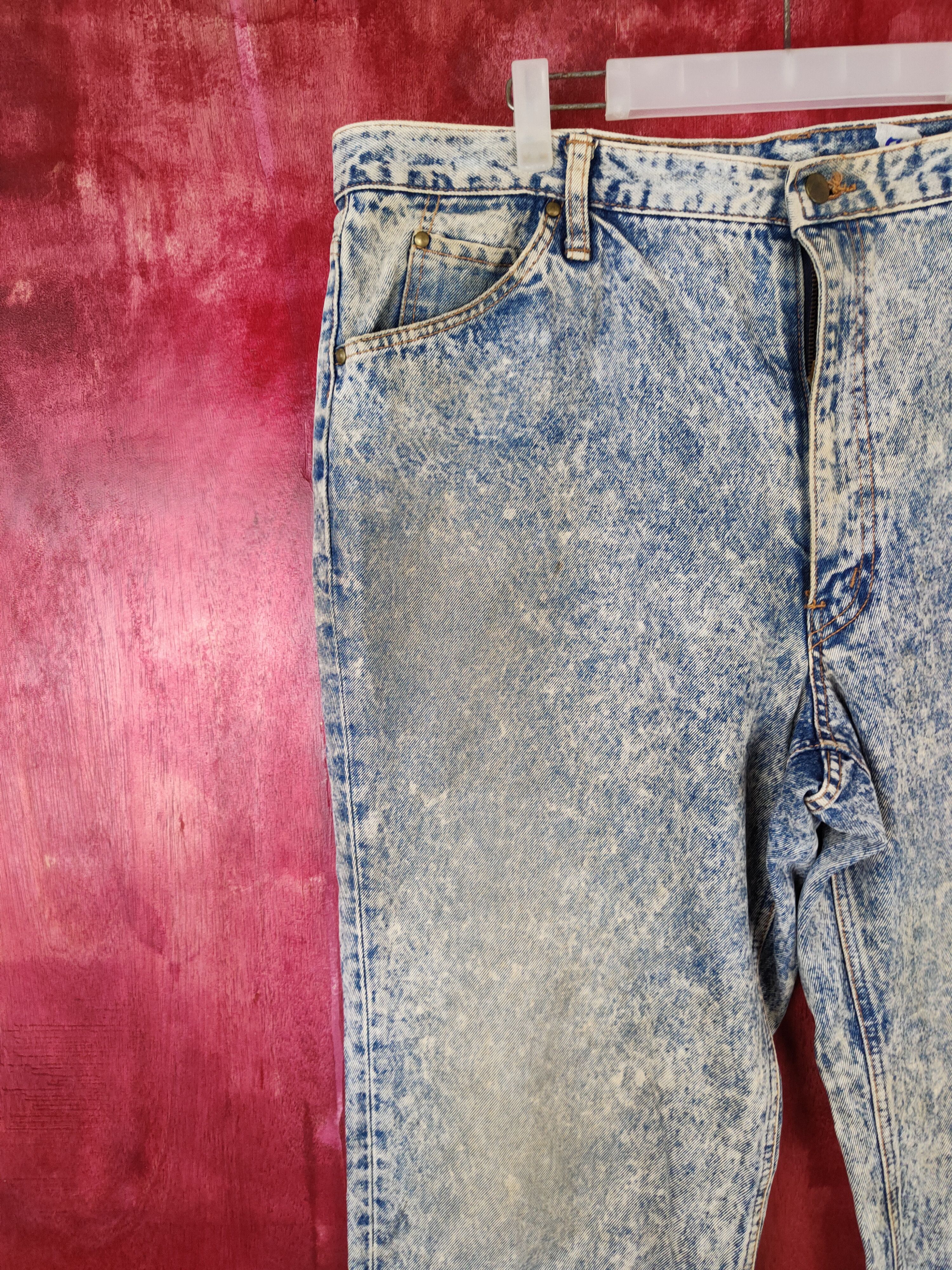 Japanese Brand Japan vintage Blue Faded Ripped Distressed Denim Pants #S585 Size US 42 / EU 58 - 3 Thumbnail