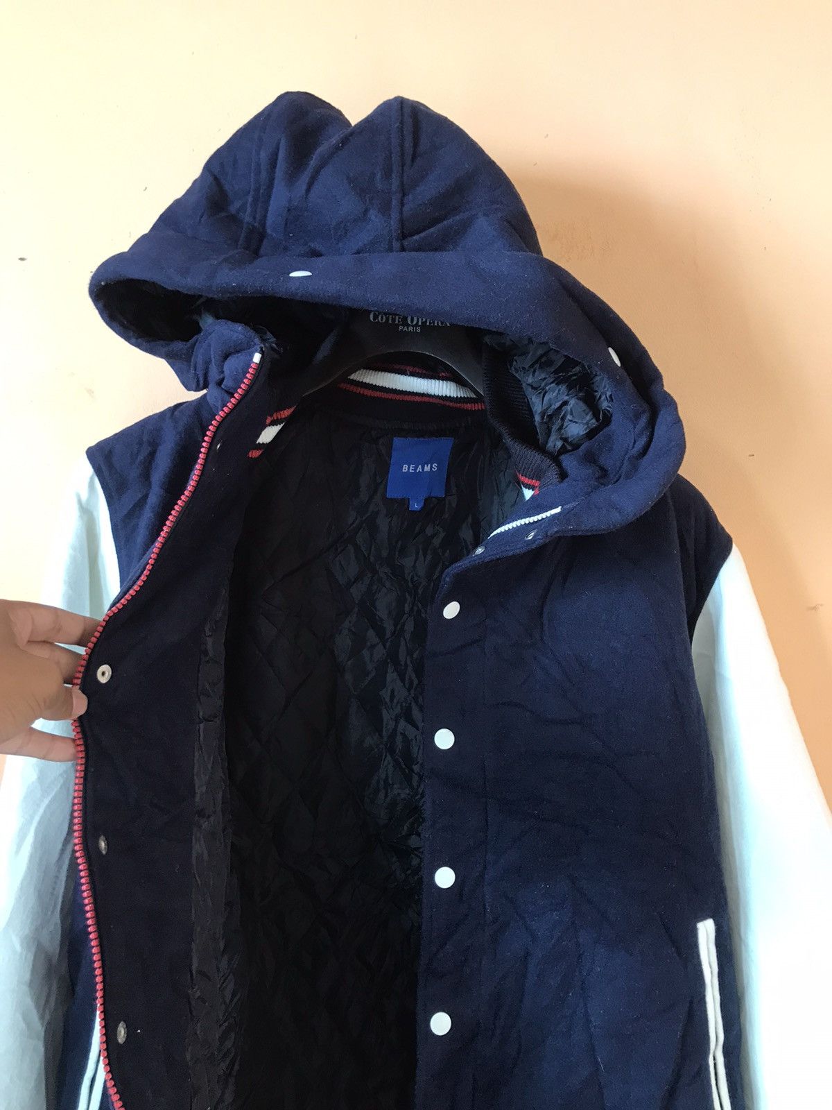 Beams Plus × Japanese Brand ‼️BOMBER JACKET HOODIE BY BEAMS‼️ Size US L / EU 52-54 / 3 - 7 Thumbnail