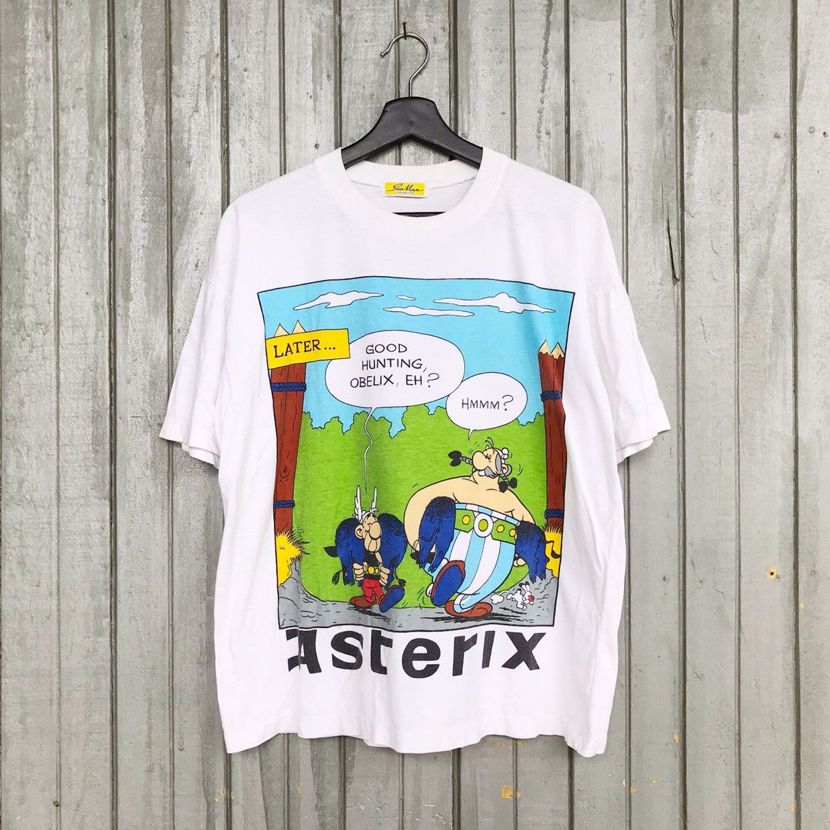 Vintage *🔥 Vintage ASTERIX comics cartoon 90s Size US XL / EU 56 / 4 - 1 Thumbnail