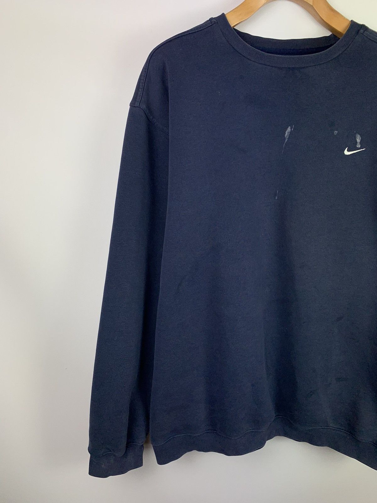 Nike VTG Y2K 90s Nike distressed crew neck sweatshirt pullover Size US XL / EU 56 / 4 - 3 Thumbnail