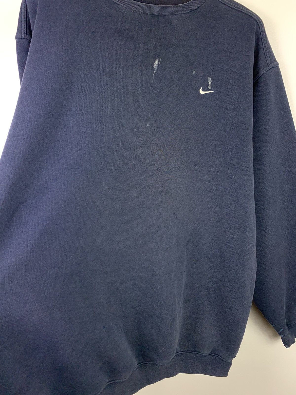 Nike VTG Y2K 90s Nike distressed crew neck sweatshirt pullover Size US XL / EU 56 / 4 - 5 Thumbnail