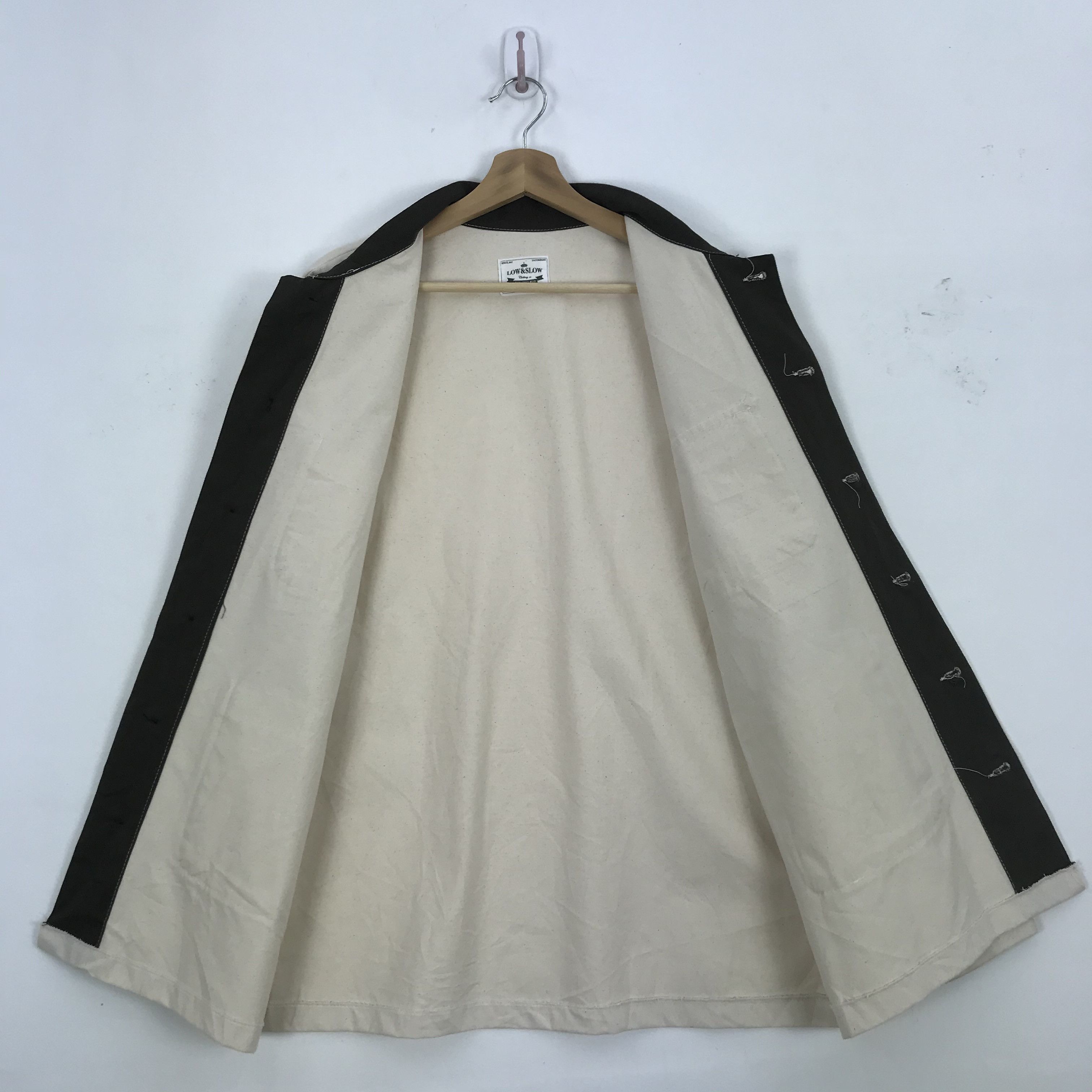 Japanese Brand × Vintage Vintage Low & Slow Chore Jacket Canvas Chore Jacket Size US L / EU 52-54 / 3 - 4 Thumbnail