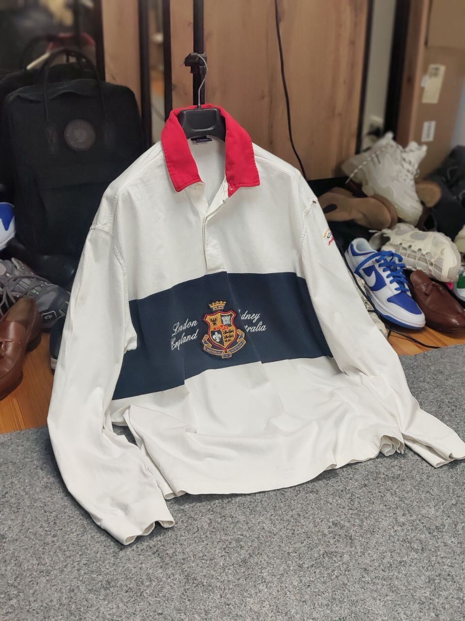 Paul & Shark Vintage 90's Paul & Shark rugby long sleeve Logo Jersey Size US XL / EU 56 / 4 - 25 Thumbnail
