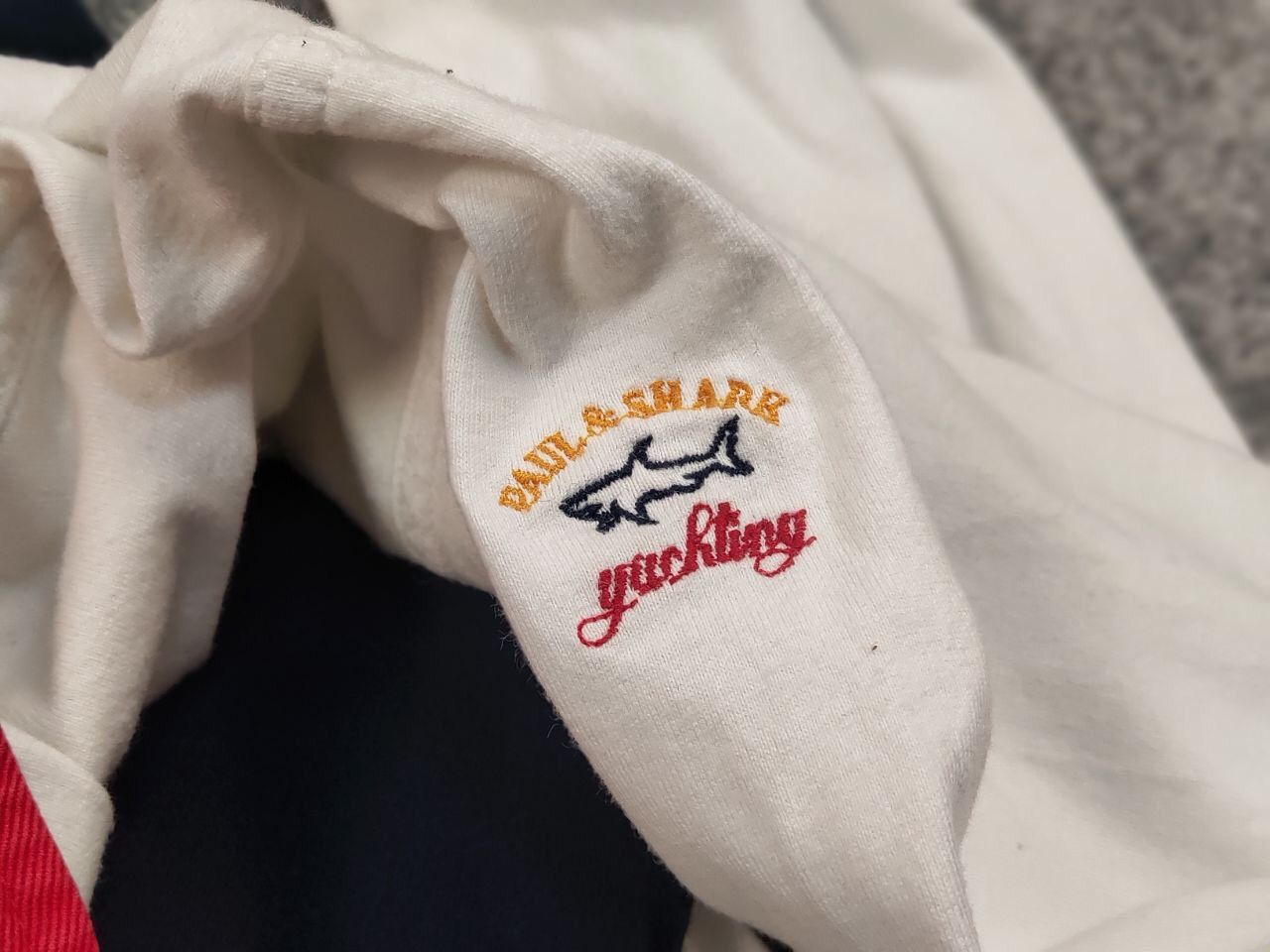 Paul & Shark Vintage 90's Paul & Shark rugby long sleeve Logo Jersey Size US XL / EU 56 / 4 - 22 Thumbnail