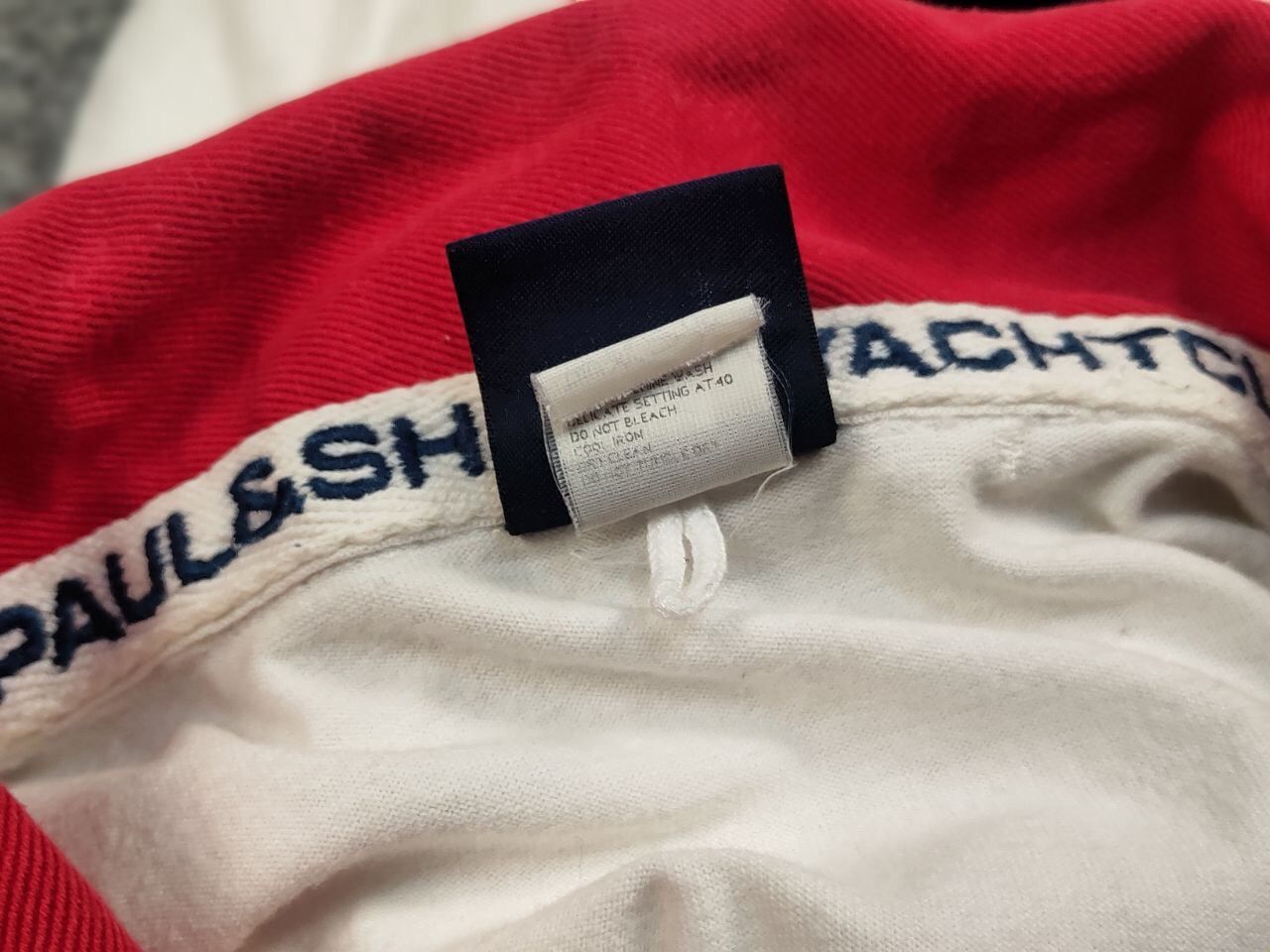Paul & Shark Vintage 90's Paul & Shark rugby long sleeve Logo Jersey Size US XL / EU 56 / 4 - 24 Thumbnail