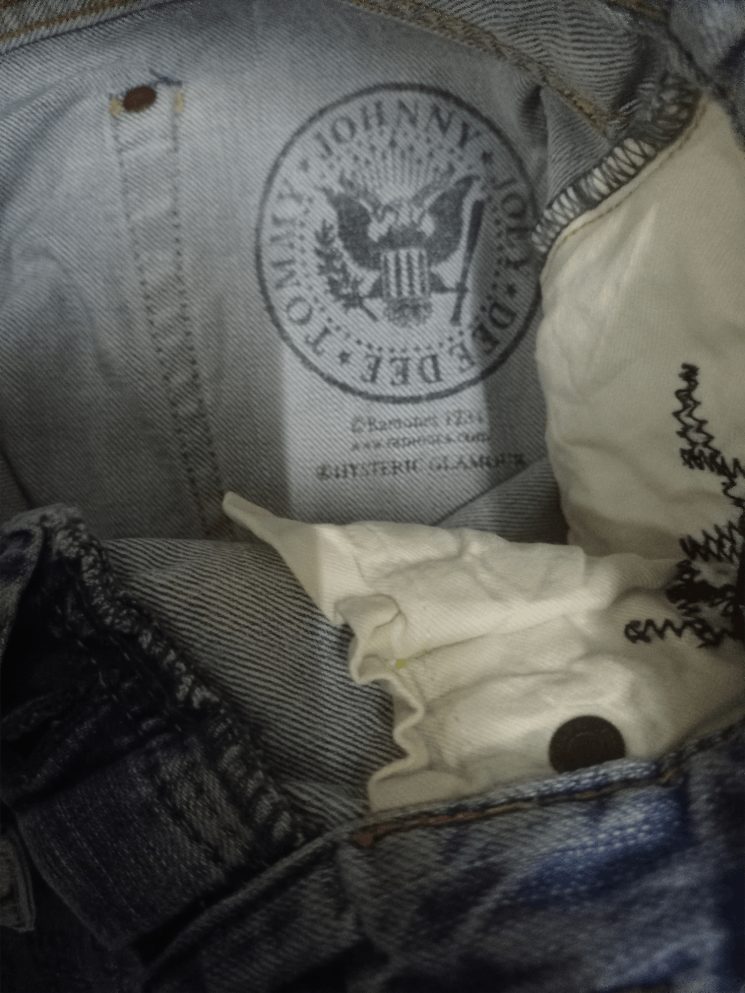 Hysteric Glamour Vintage Hysteric Glamour Ramones Studs Distressed Jeans Size US 27 - 11 Thumbnail