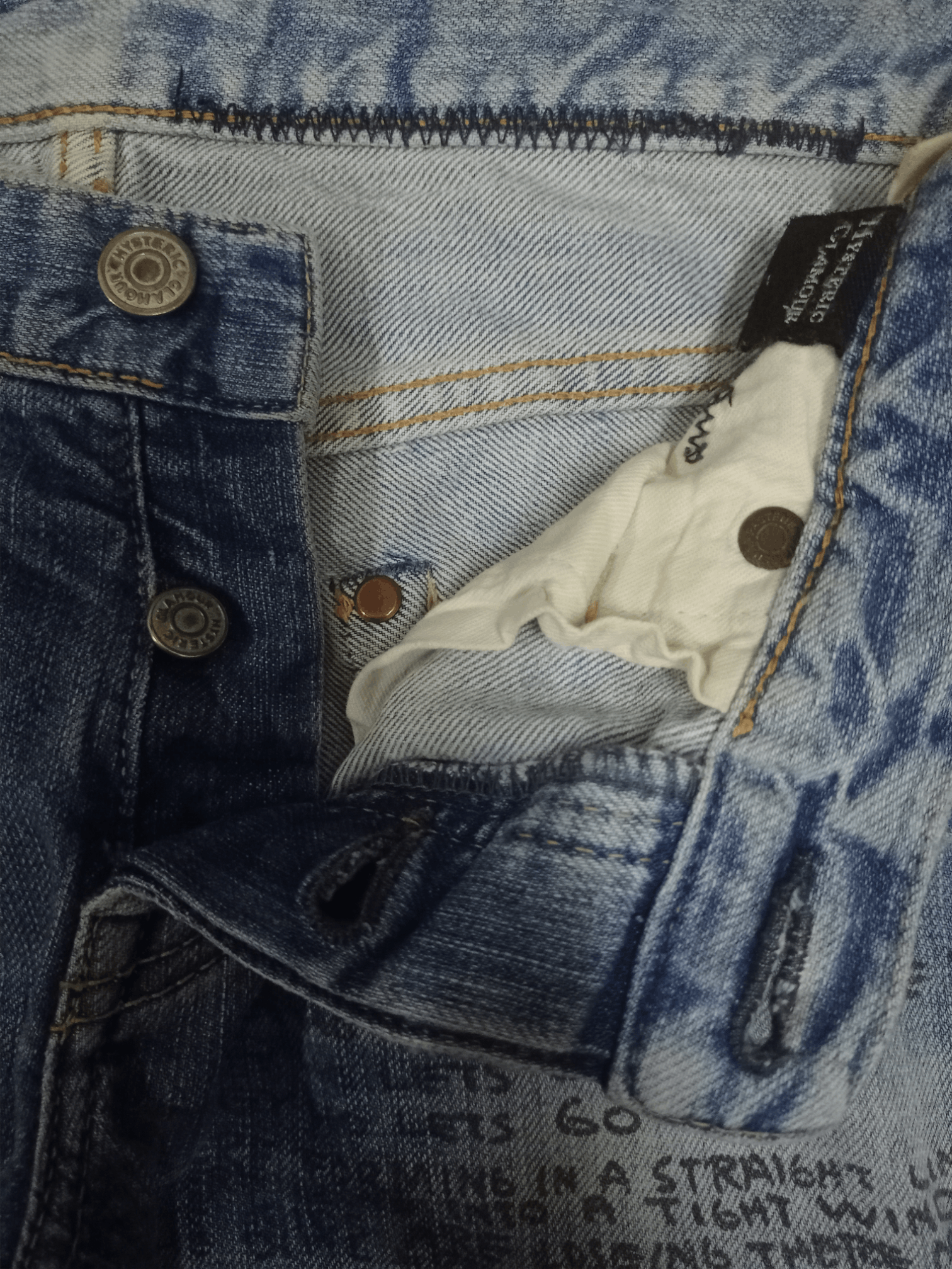 Hysteric Glamour Vintage Hysteric Glamour Ramones Studs Distressed Jeans Size US 27 - 4 Thumbnail